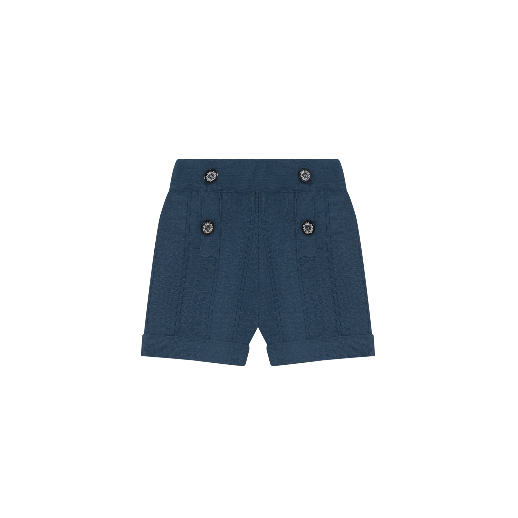 Anchor Embroidered Shorts in Sapphire by Charlotte & George