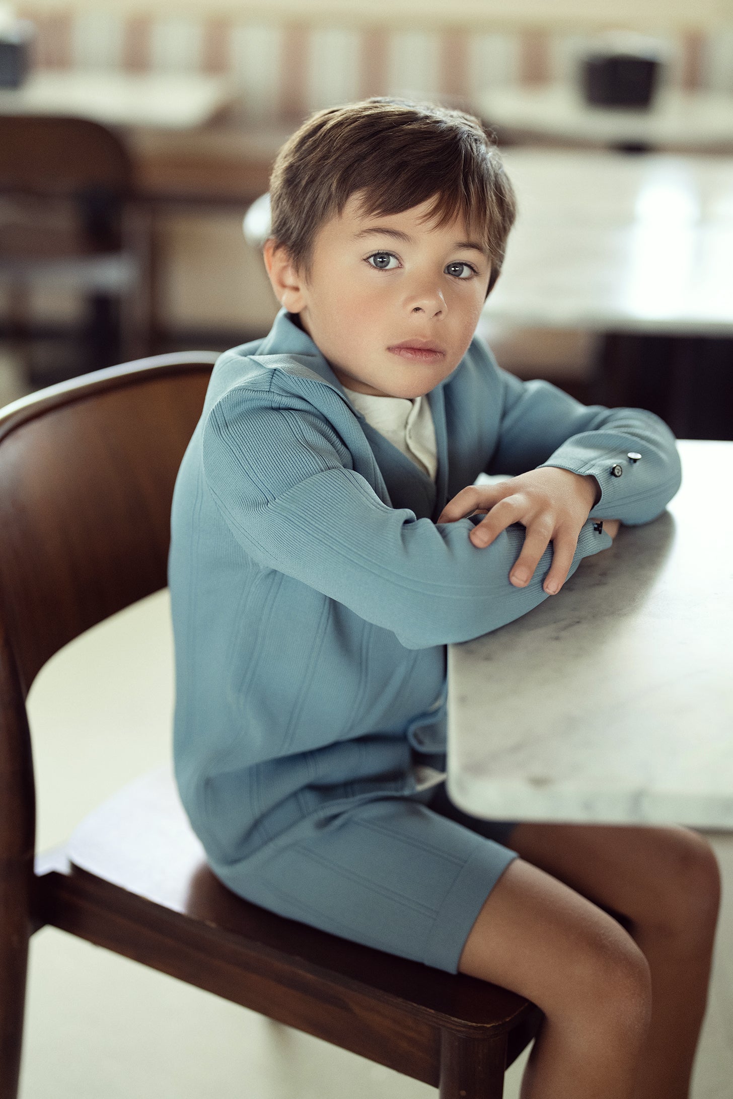 Anchor Embroidered Shorts in by Charlotte & George