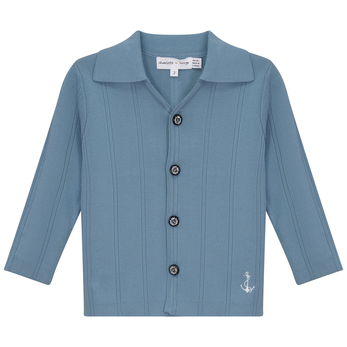 Anchor Embroidered Jacket in Seabrook by Charlotte & George