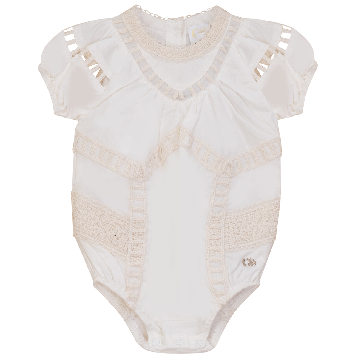 Woven Lace Bubble in Off White by Clô