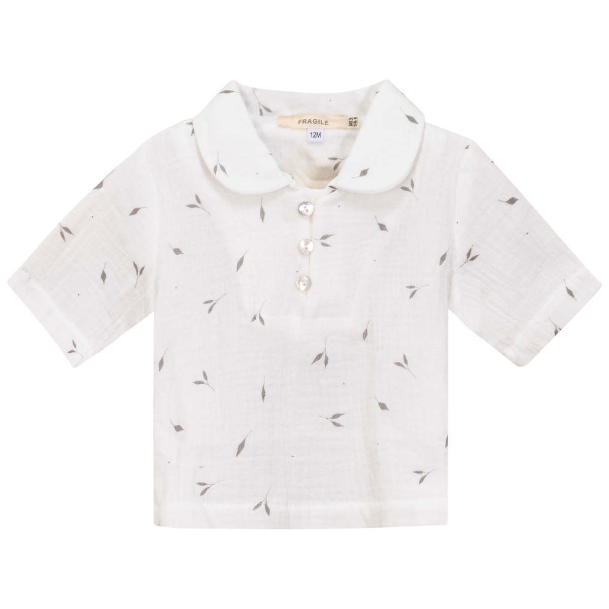 Muslin Tshirt in White by Fragile