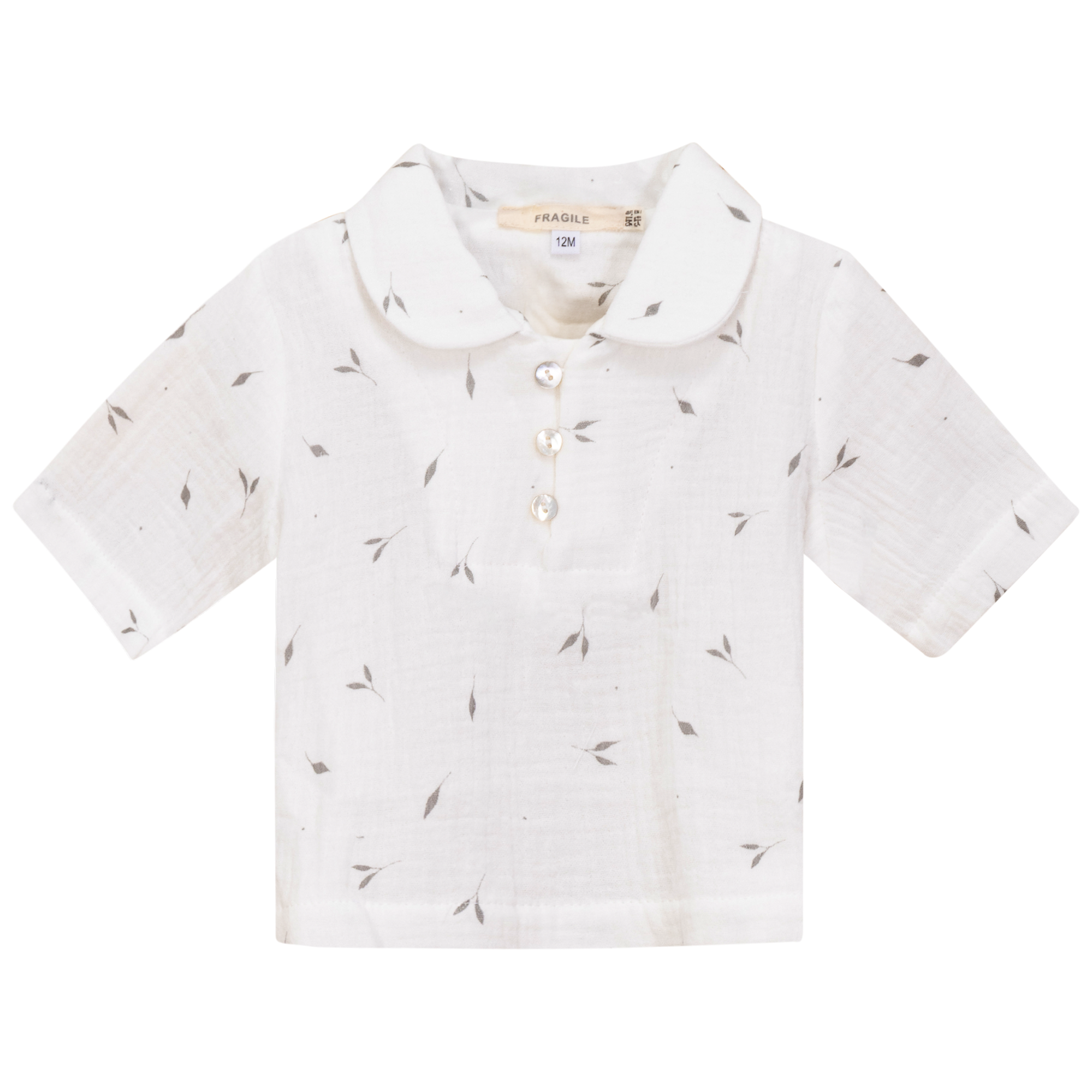 Muslin Tshirt in White by Fragile