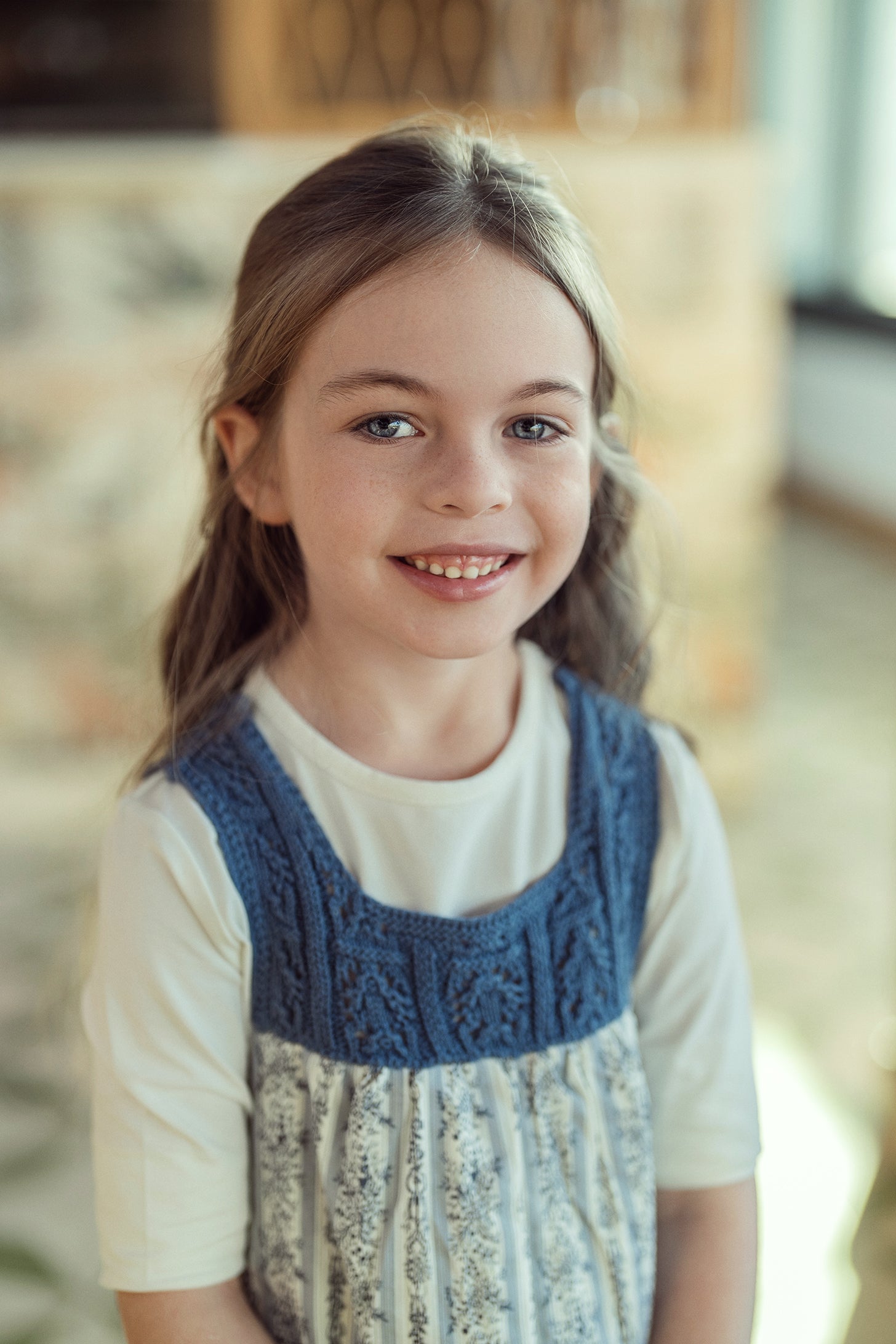 Flower Print Woven Jumper in by Lola