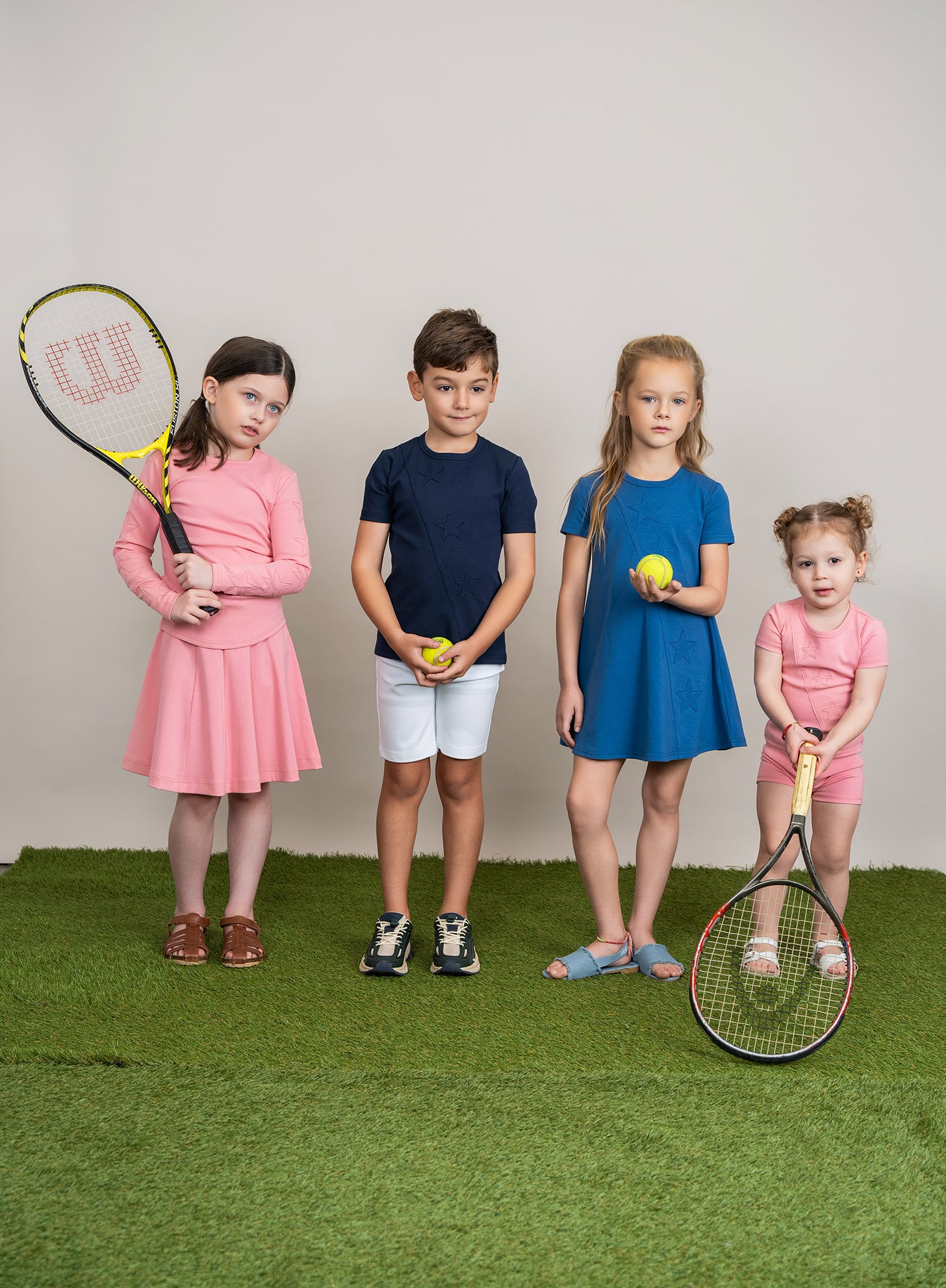 Stars Applique Dress in by 5 Stars