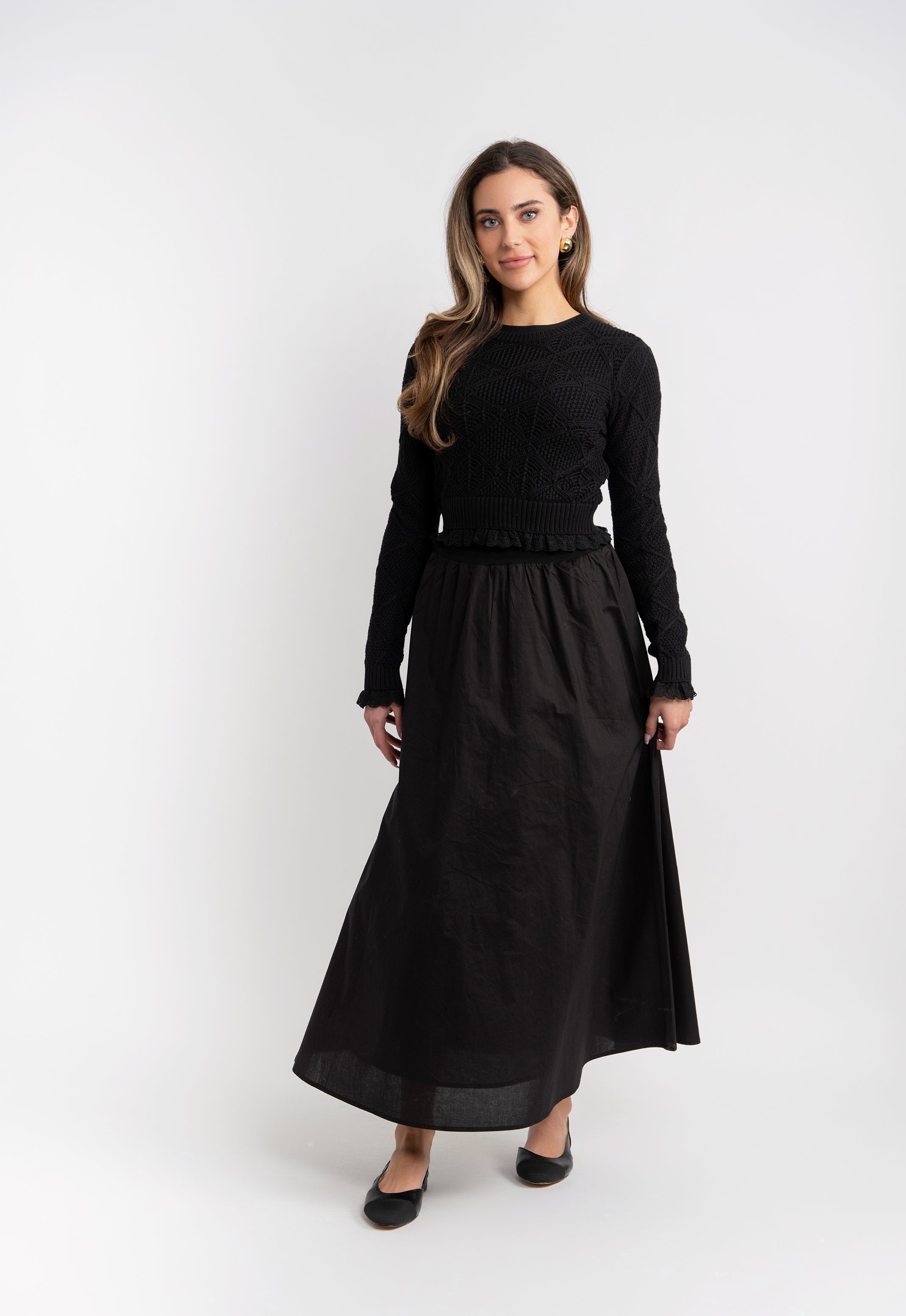 Diamond Knit Top in by Aspect