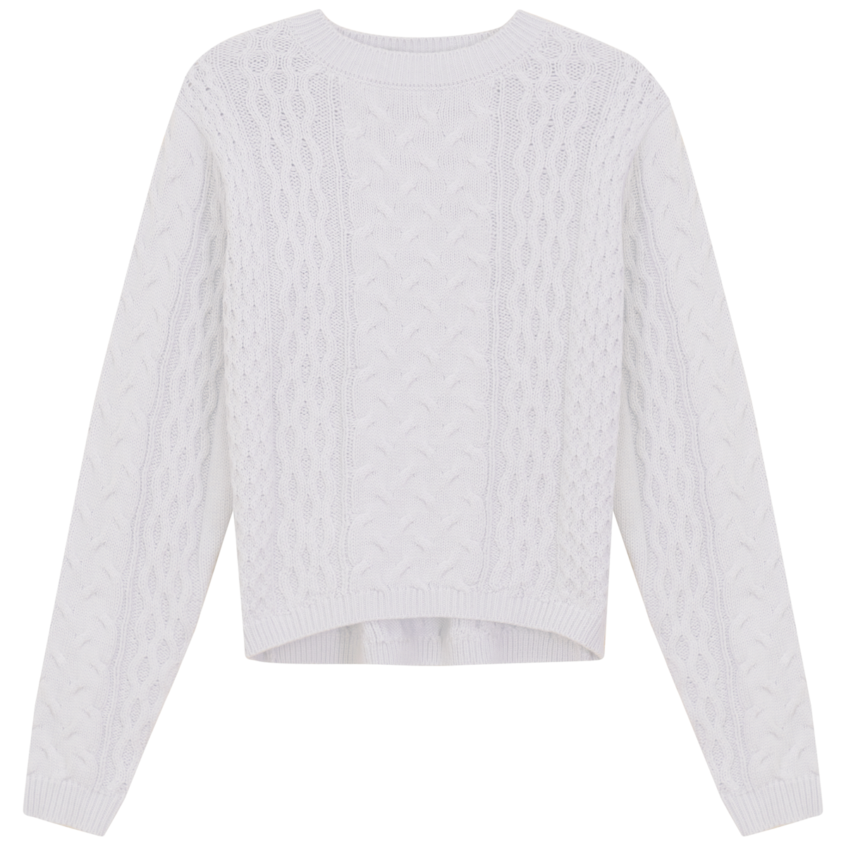 Lace Crop Top in White by Aspect