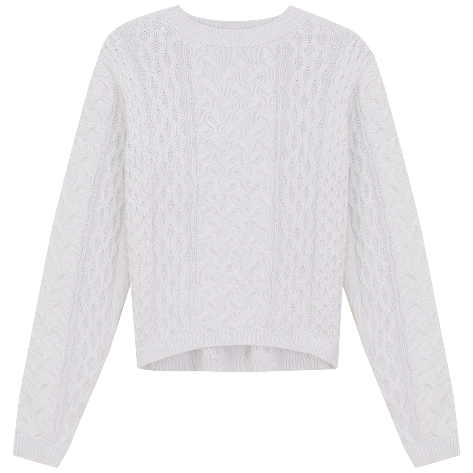 Lace Crop Top in White by Aspect