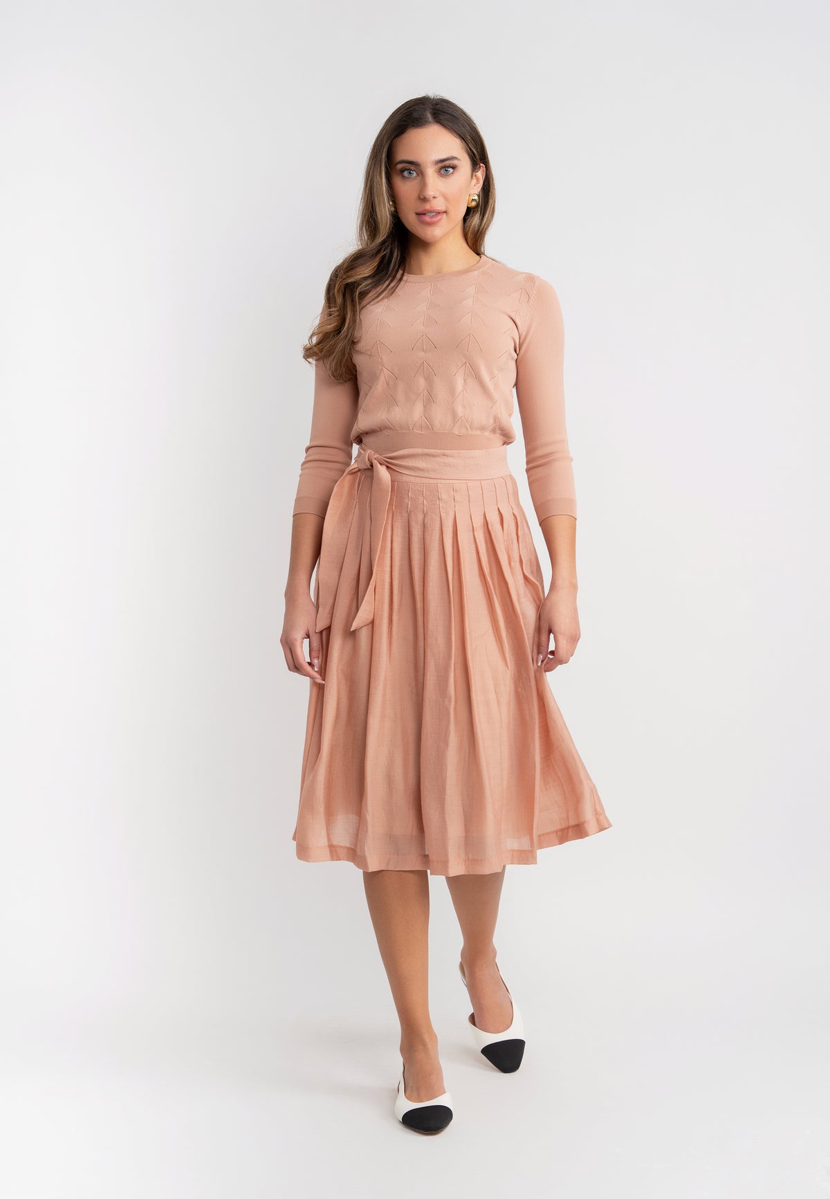 Pointelle Knit 2Pc Set in by Aspect