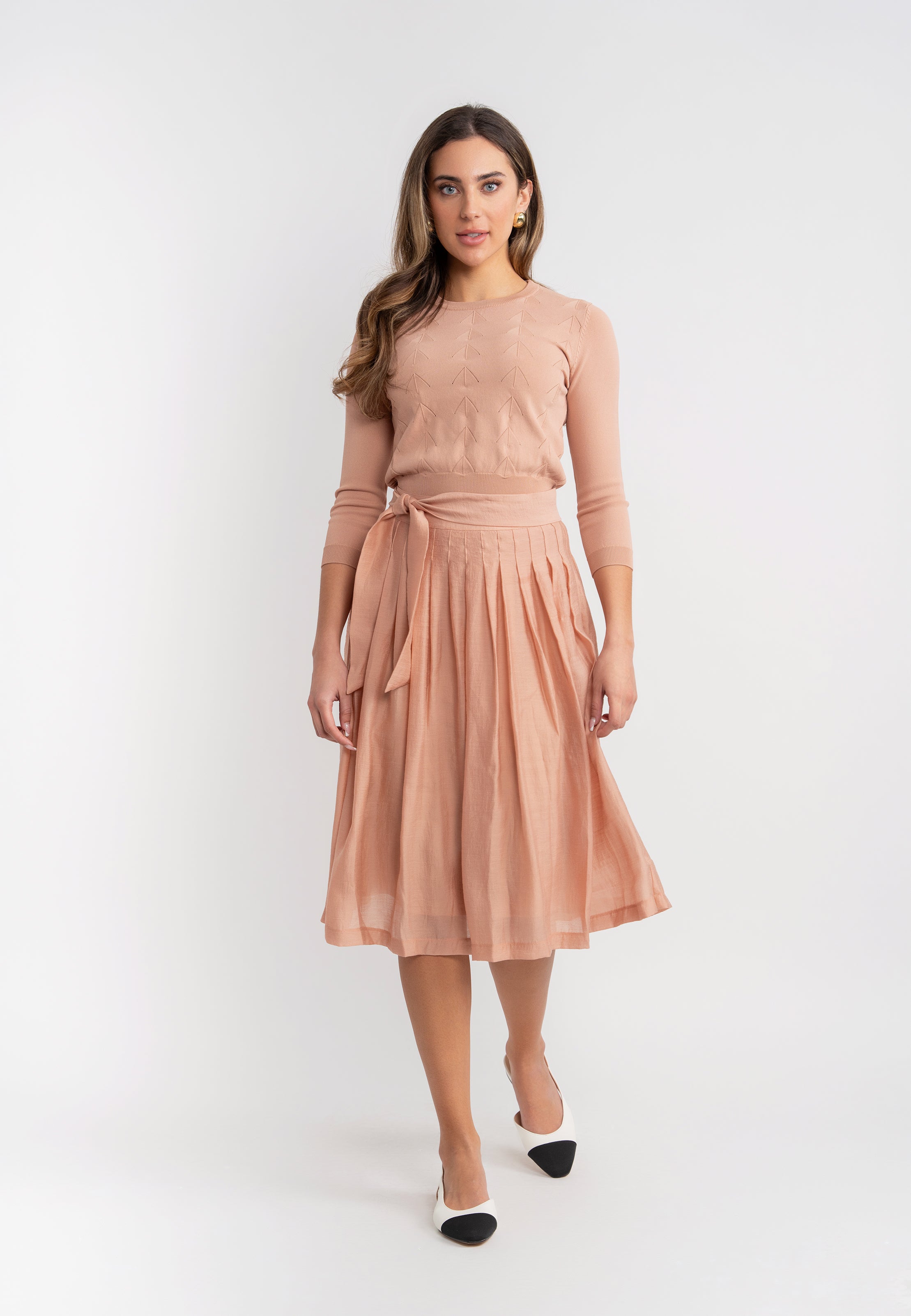 Pointelle Knit 2Pc Set in by Aspect