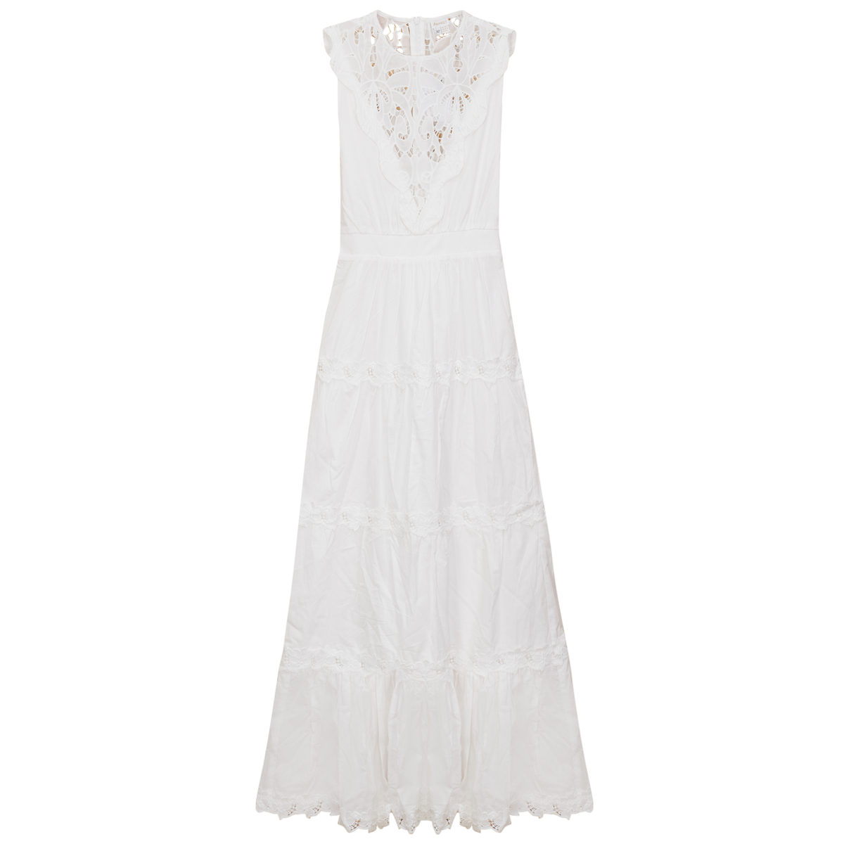 Midi Woven Jumper in White by Aspect