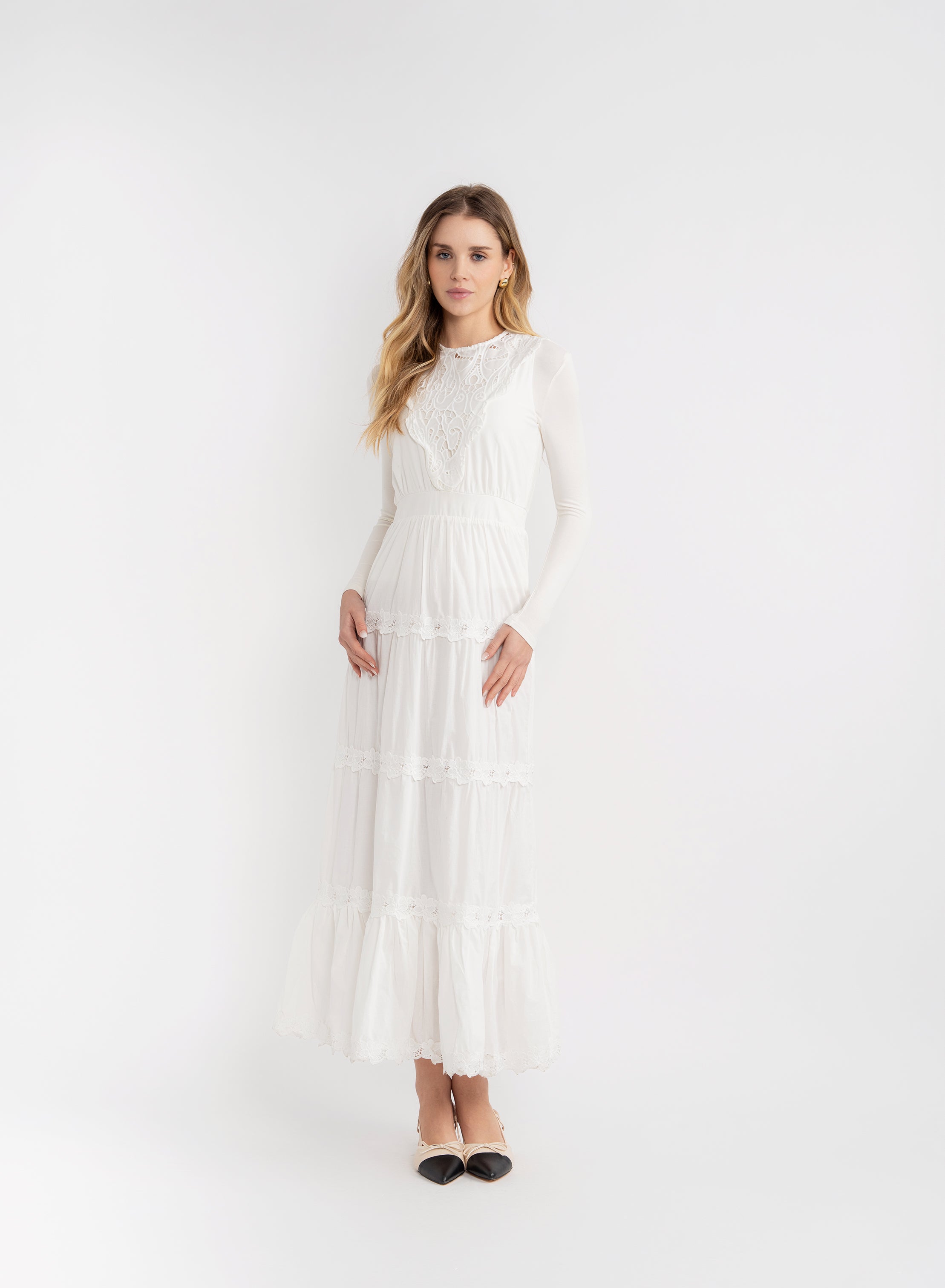 Midi Woven Jumper in by Aspect