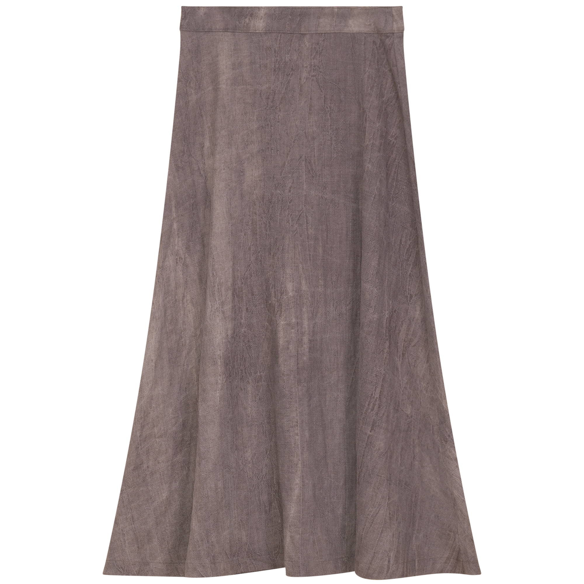 Linen Flare Skirt in Latte by Ginger
