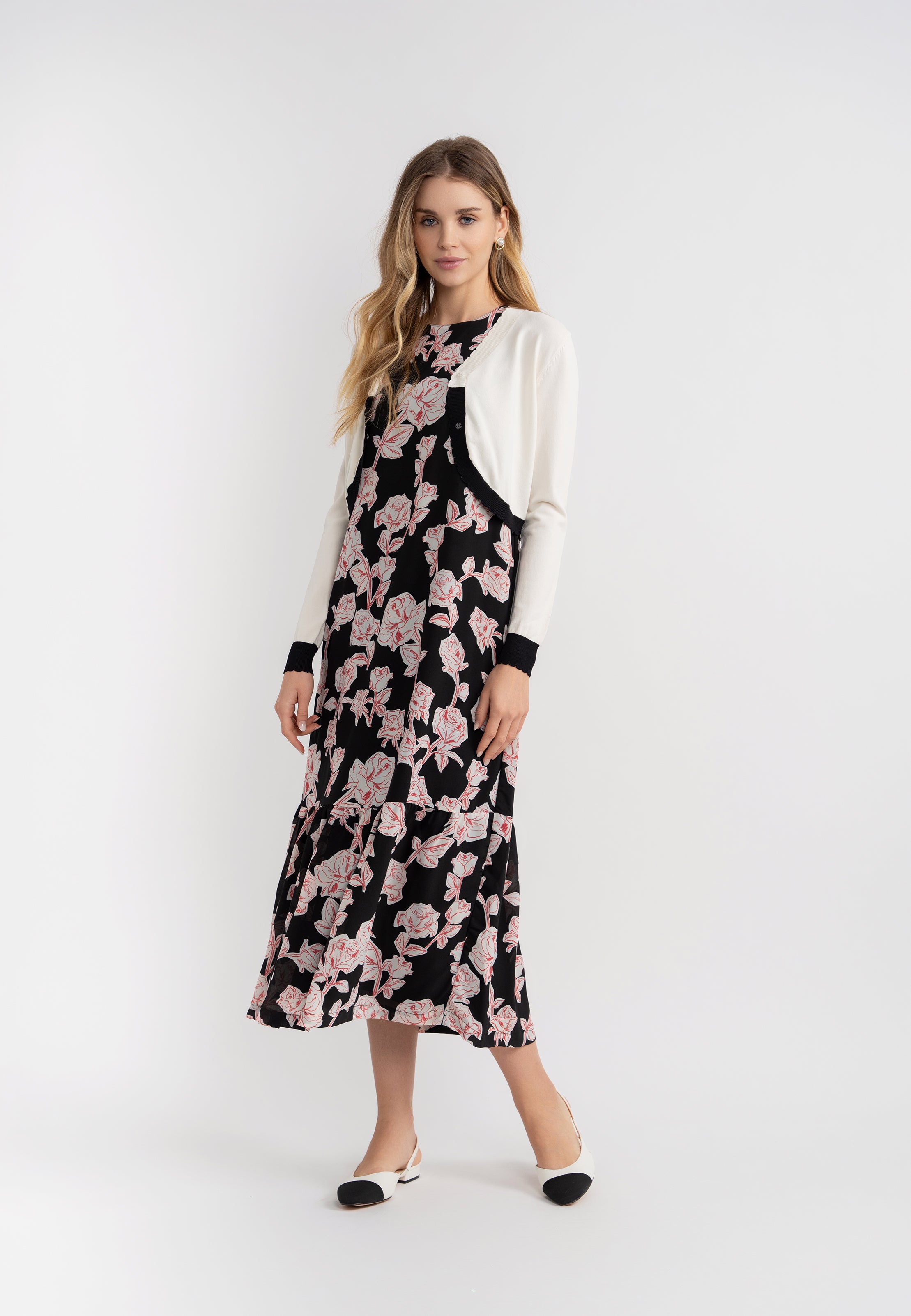 Jumper Set with Cardigan in by Aspect