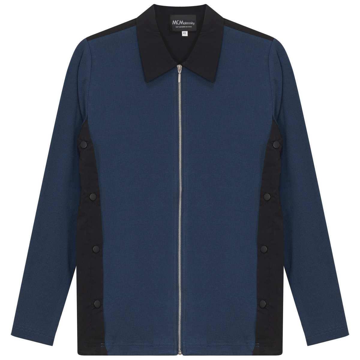 Maternity Top Shirt Combo in Dark Denim Black by MCM