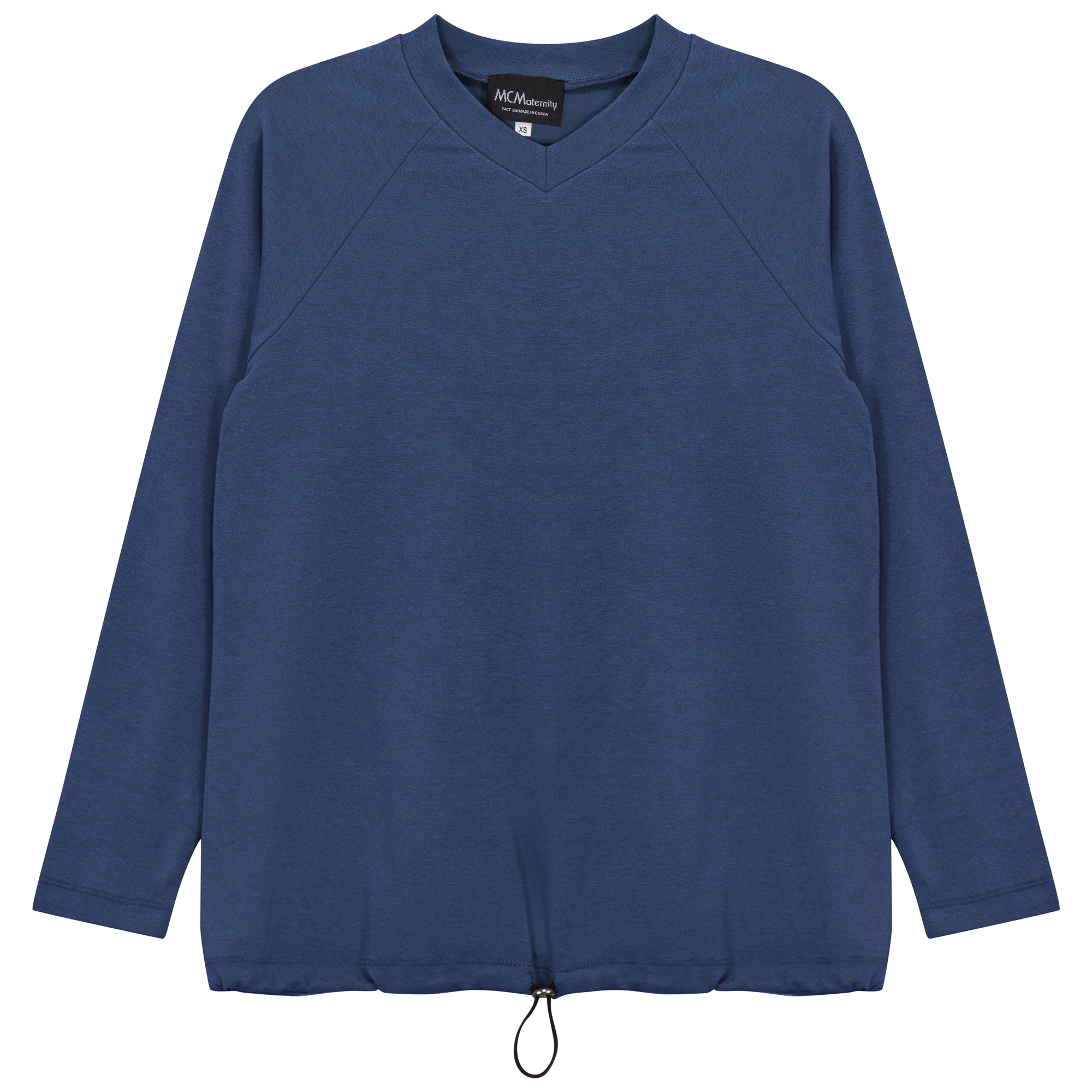 Maternity V Neck Bungee Tee in Chambery by MCM