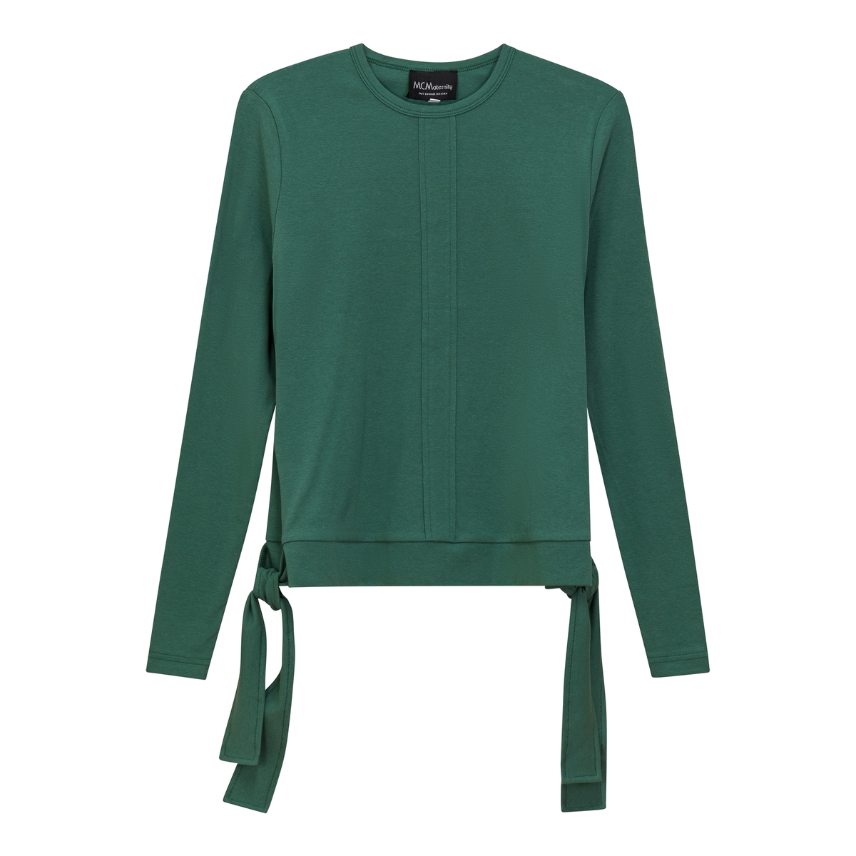 Maternity Wrap Look Tee in Dark Mint by MCM