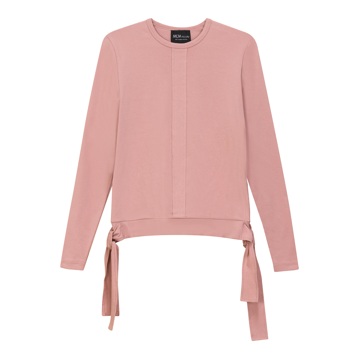 Maternity Wrap Look Tee in Dusty Pink by MCM