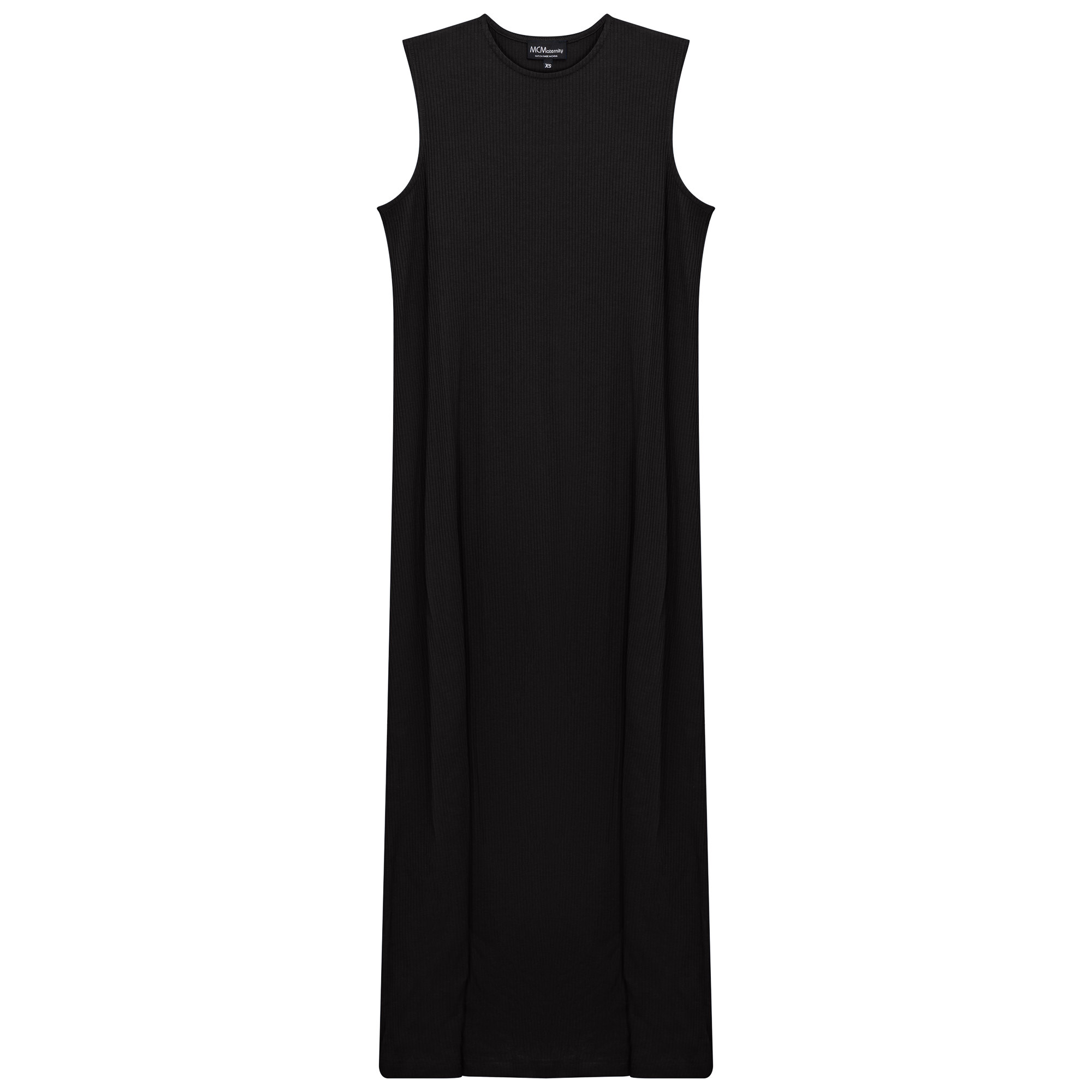 ribbed midi dress maternity Mamalicious Maternity soft knit ribbed midi dress with nursing function in khaki melange