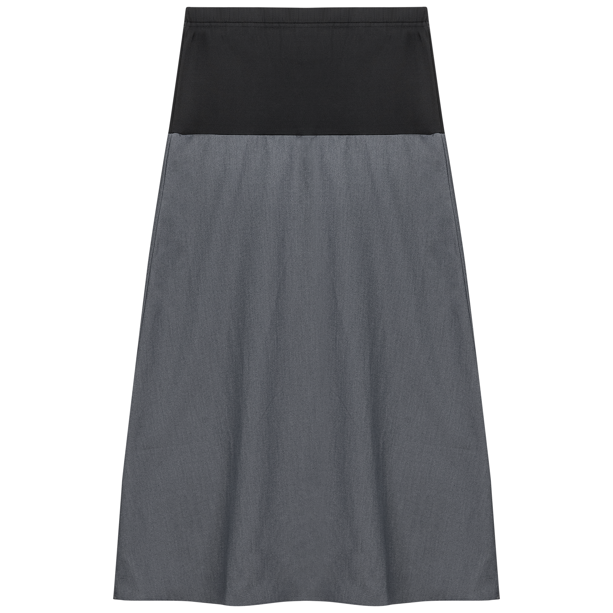Maternity Chambray Midi Skirt in by MCM