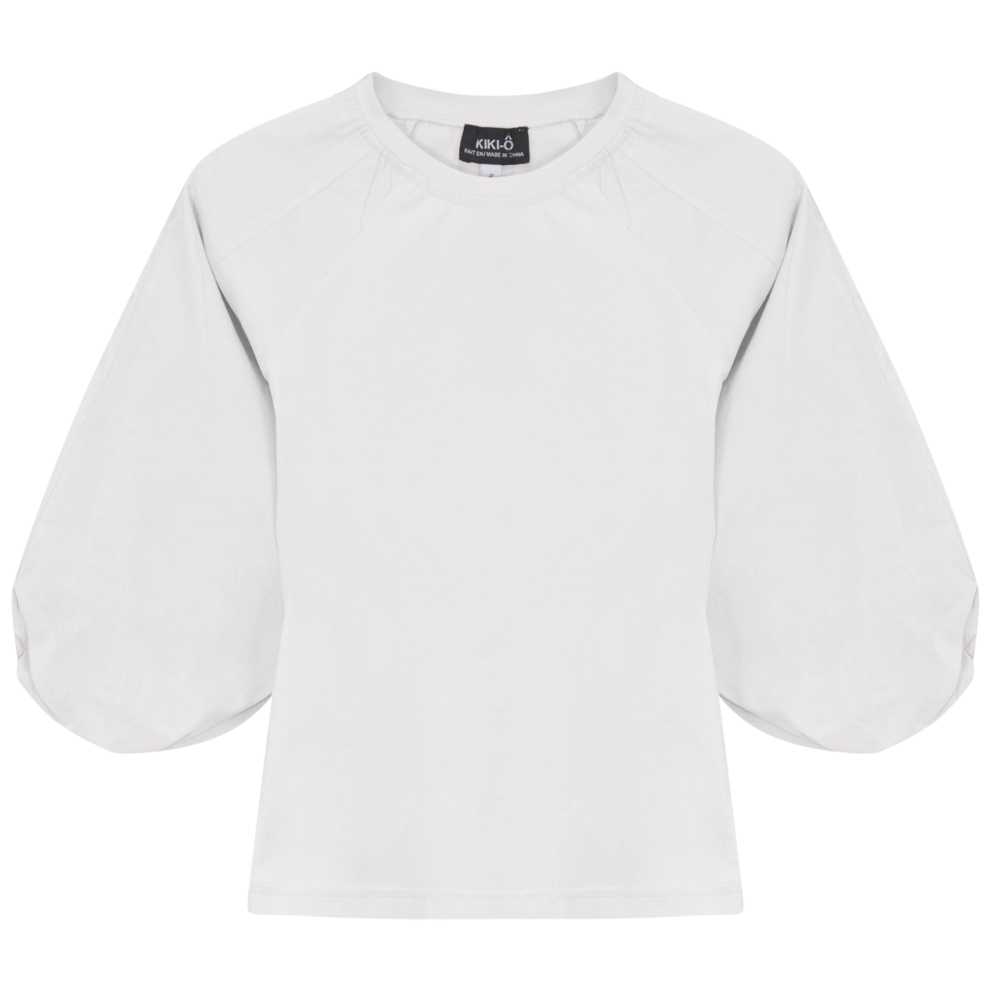 Bubble Top in White by Kiki-O