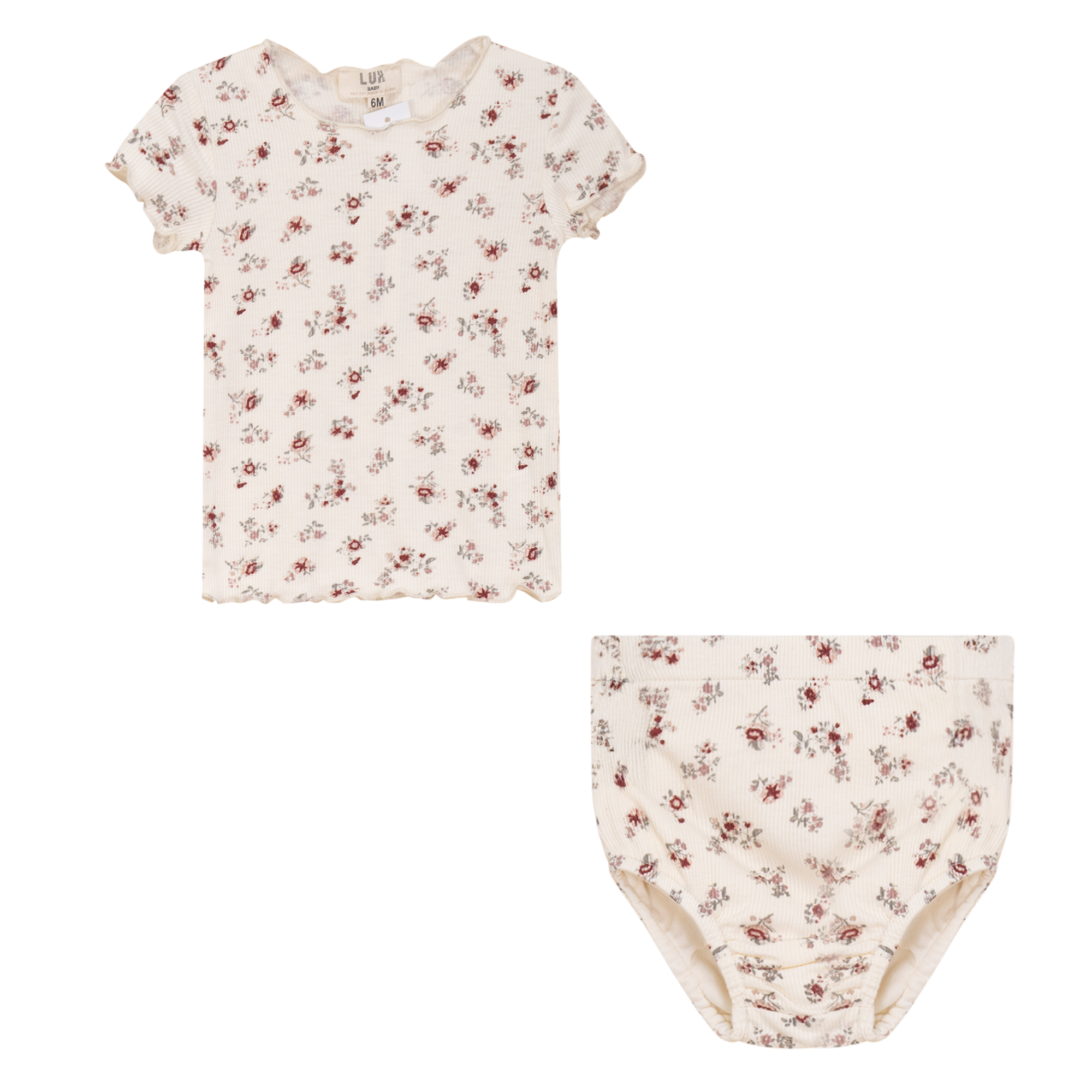 Floral Dream 2Pc Set in Cream by Lux Baby