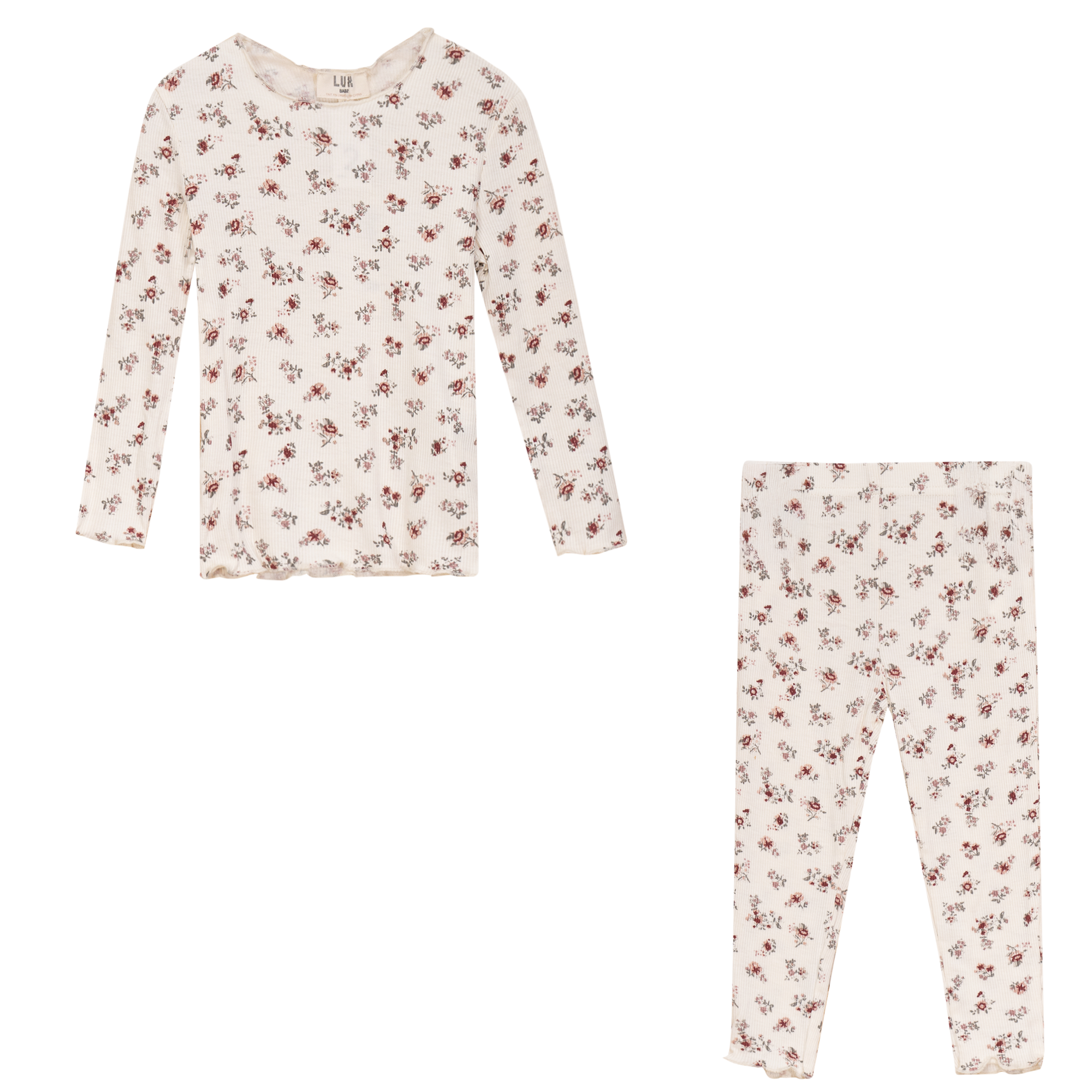 Floral Dream 2Pc Set in Cream by Lux Baby