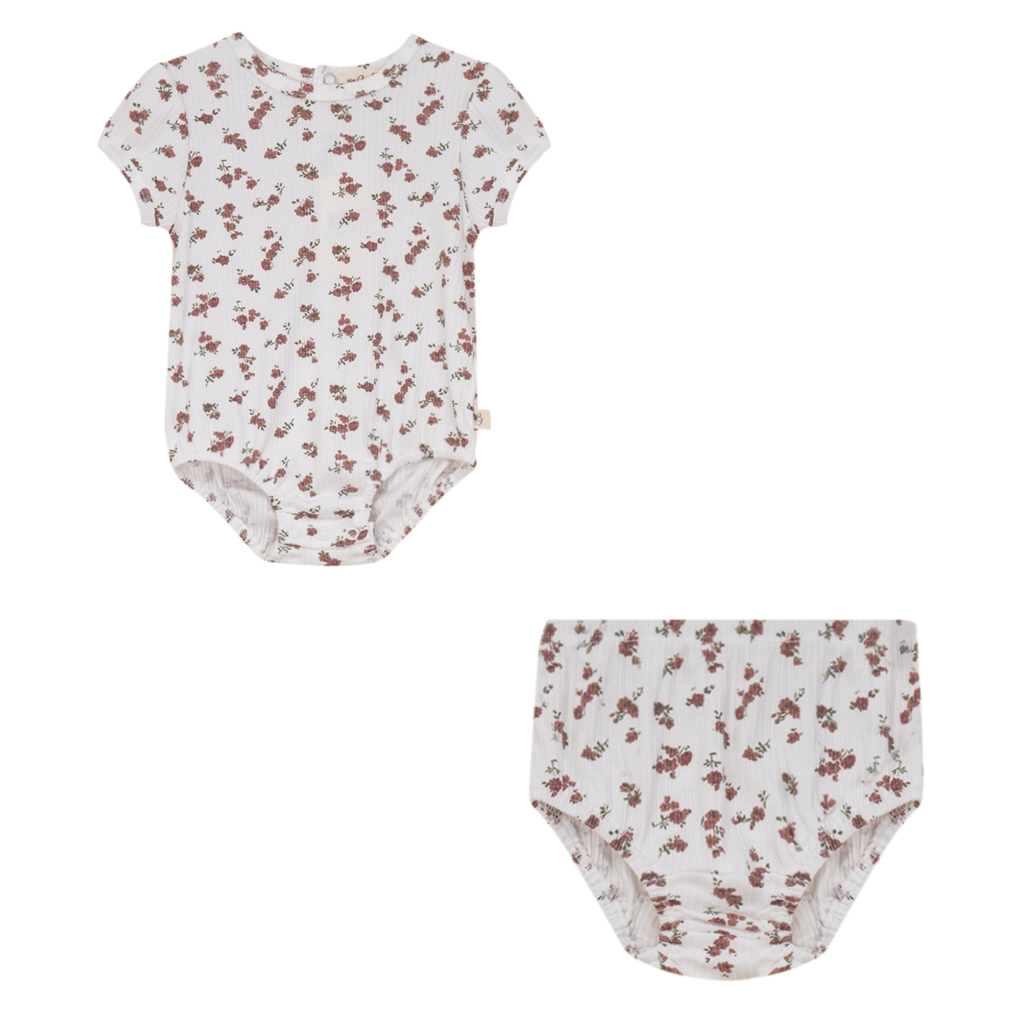 Floral Delight 2Pc Set in Rose by Bebe Bella