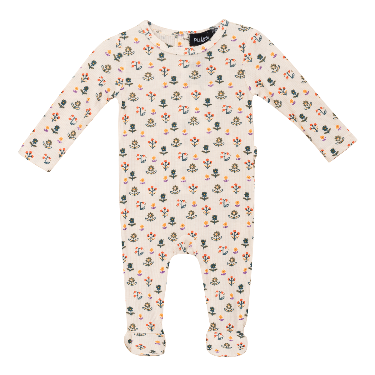 Floral Blossom Onesie in Beige 3 Months by Puddles