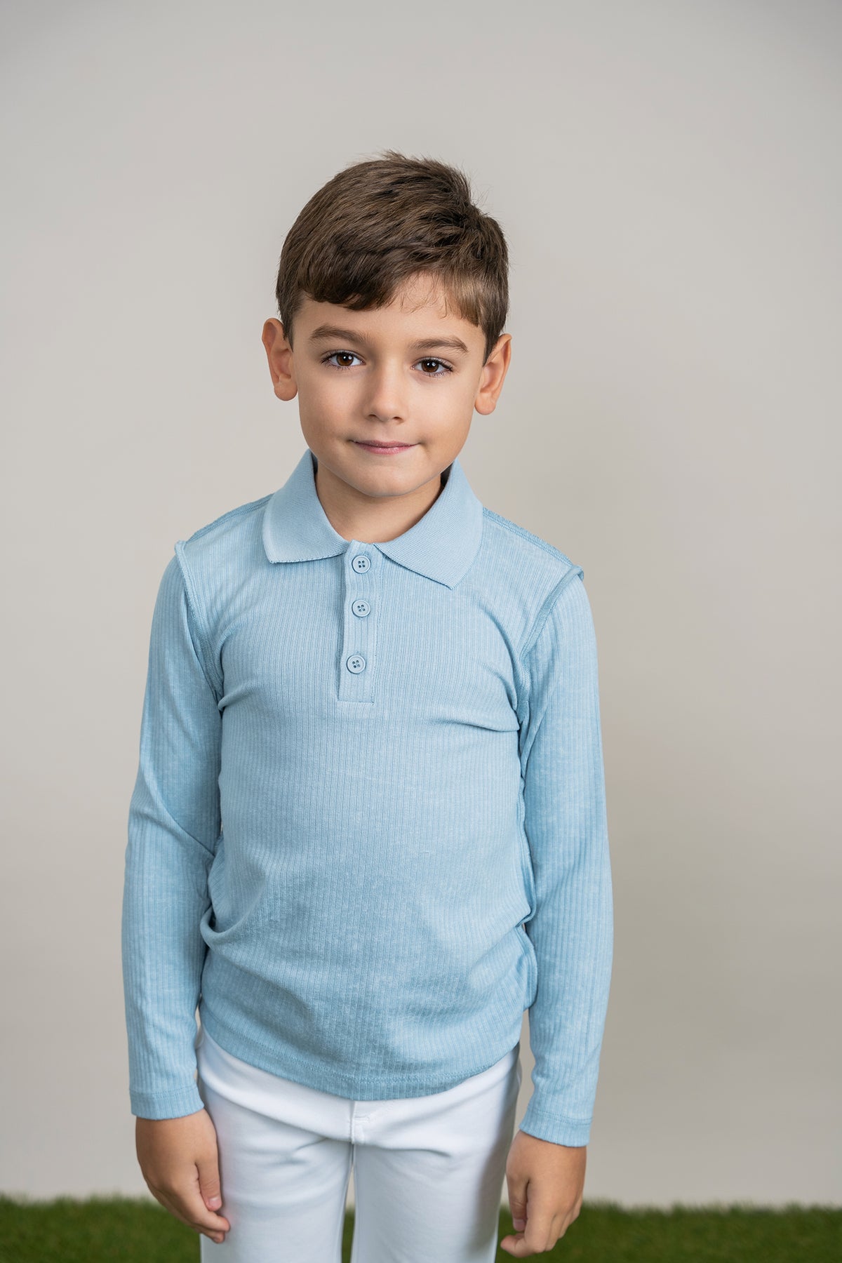 Distressed Long Polo in by Peek a boo