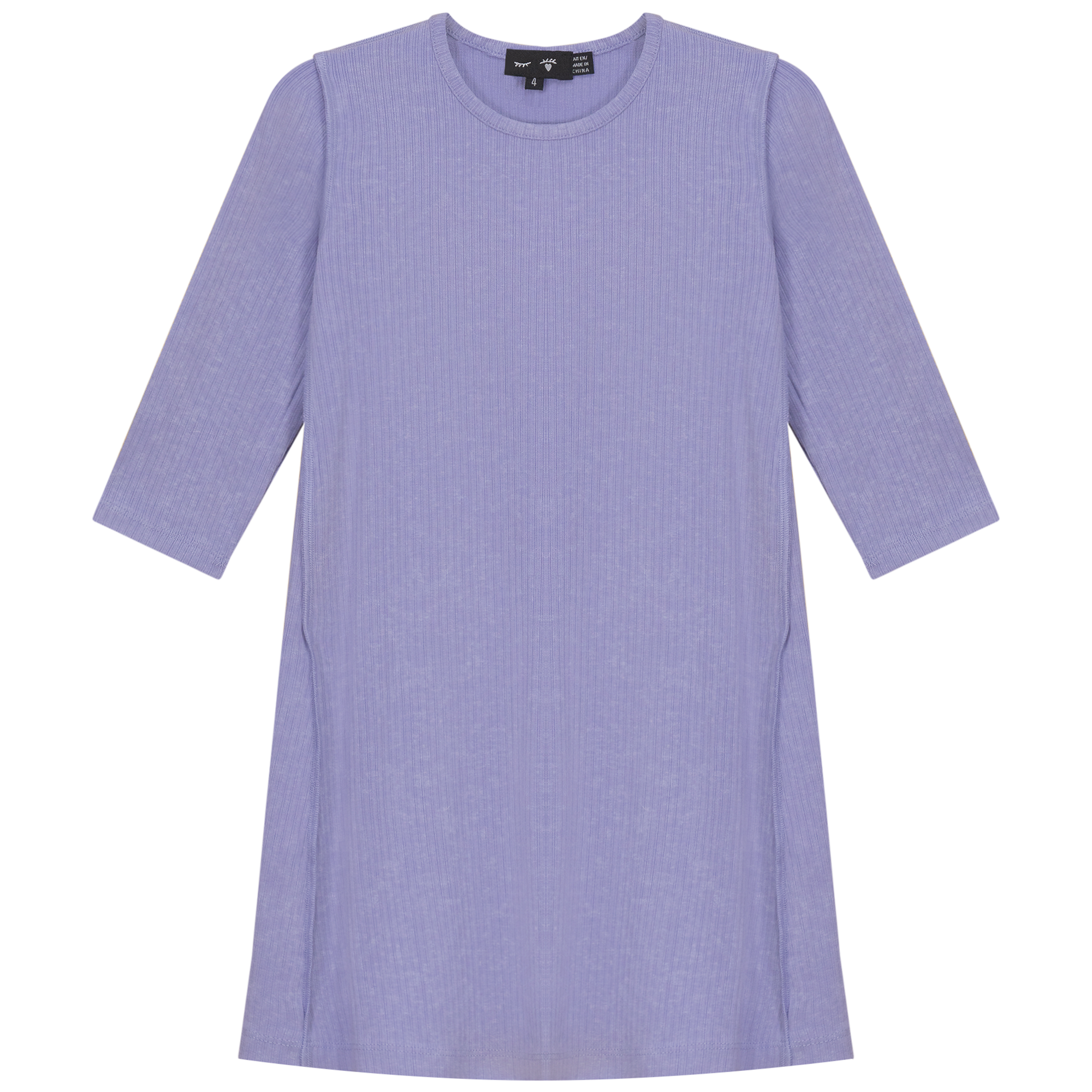 Distressed Dress in Dark Denim by Peek a boo