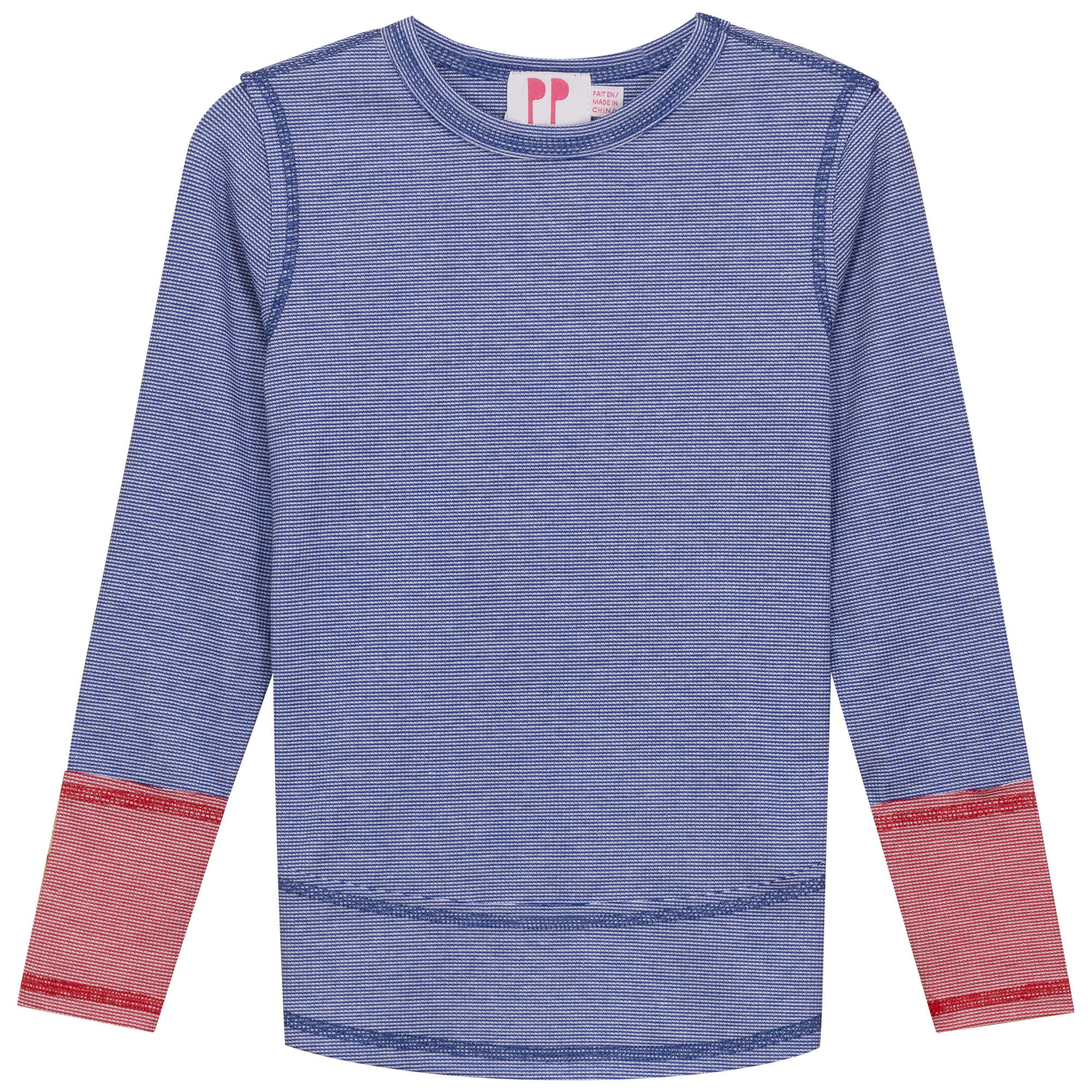 Mini Stripped Top in Blue by Pinky Promise