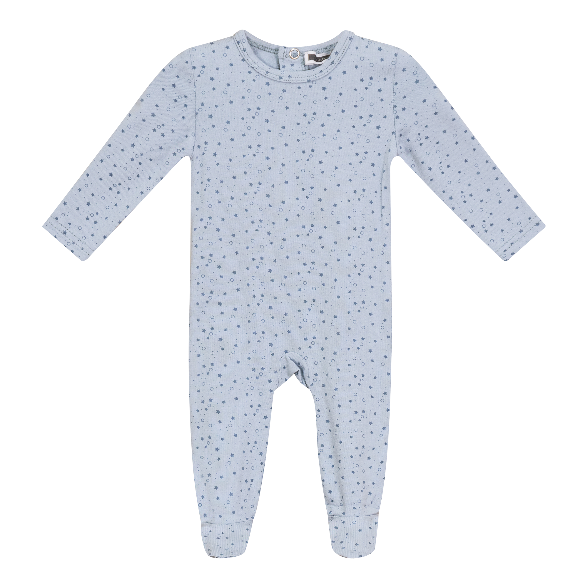 Star Print Onesie in Blue by Whipped Cocoa