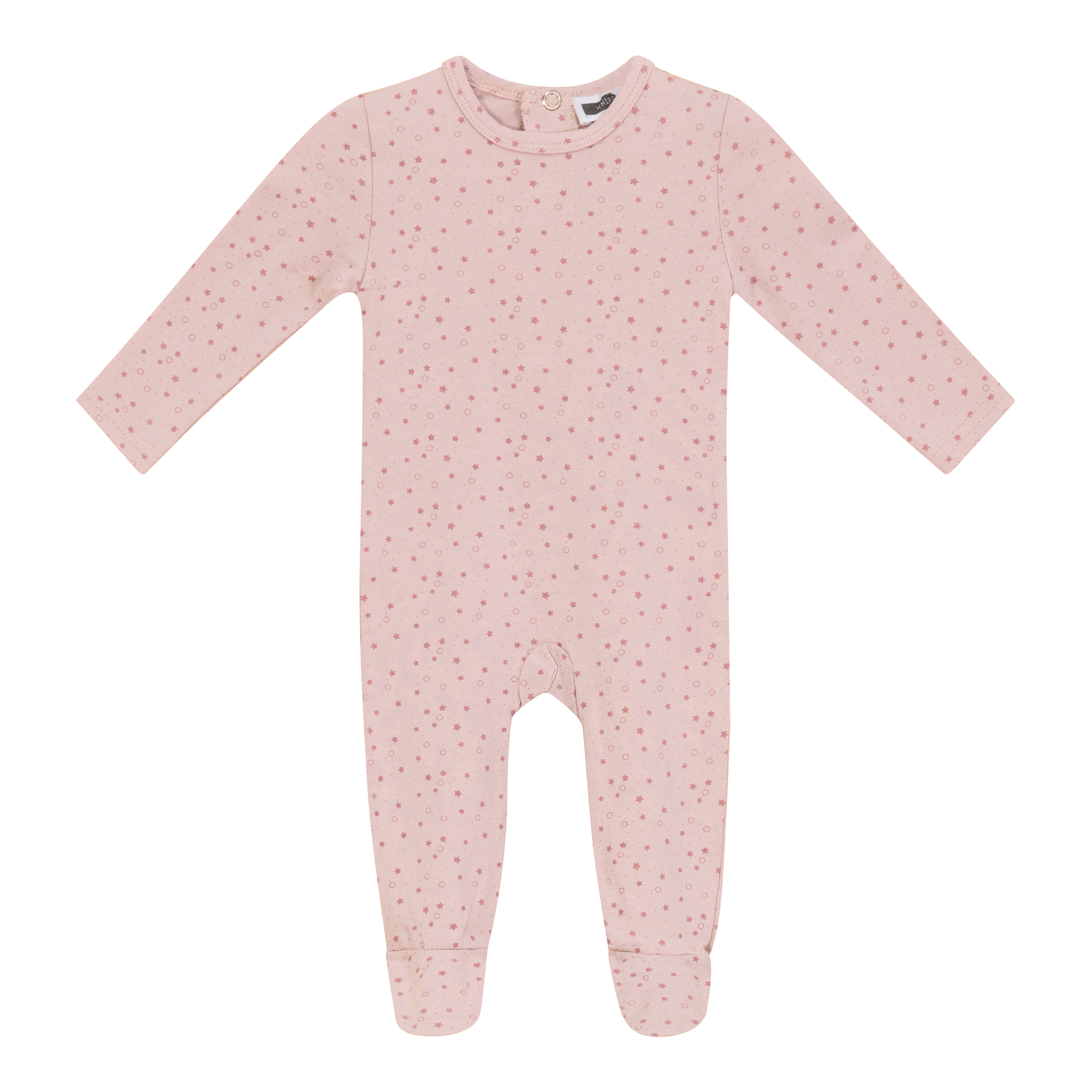 Star Print Onesie in Pink by Whipped Cocoa