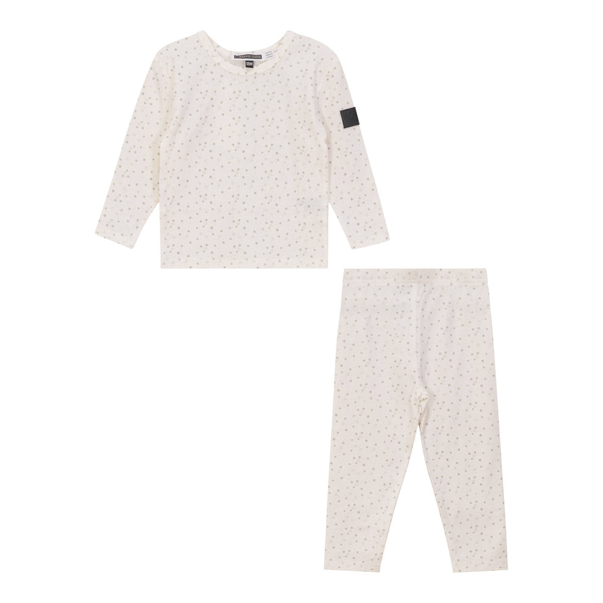 Star Print 2Pc Set in Cream by Whipped Cocoa