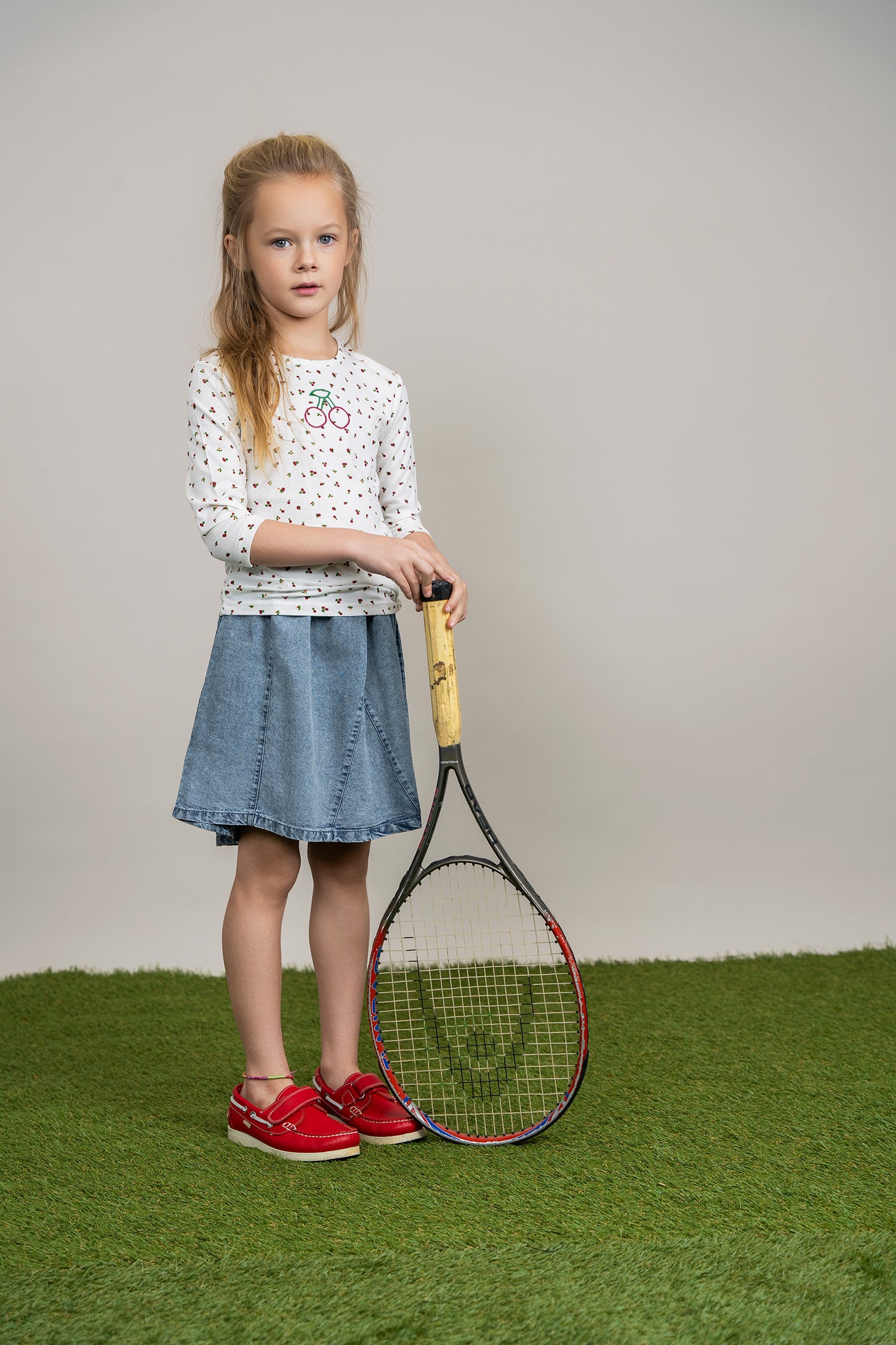 Cherry Print T-Shirt in by Lux