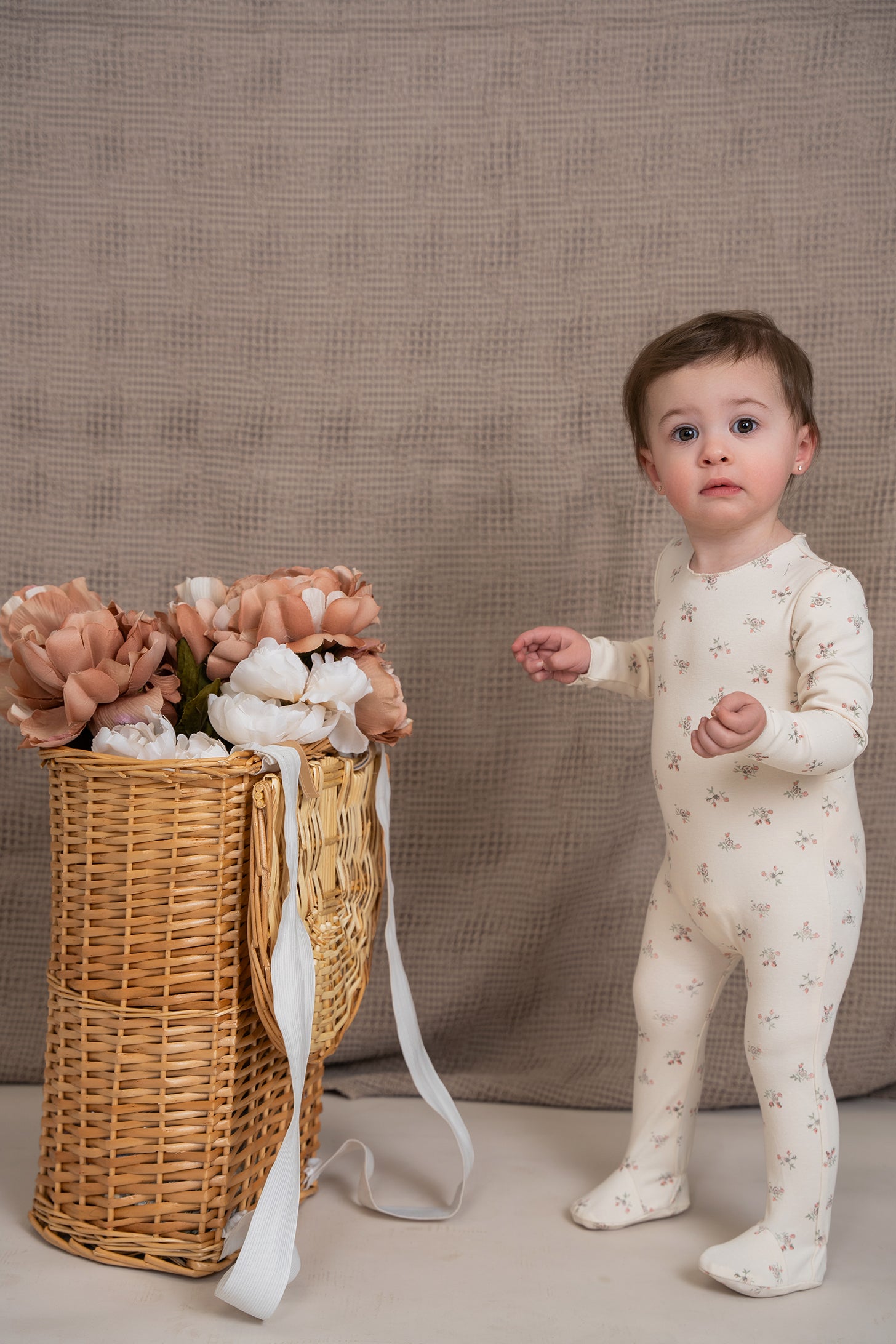 Floral Print Onesie in by Whipped Cocoa