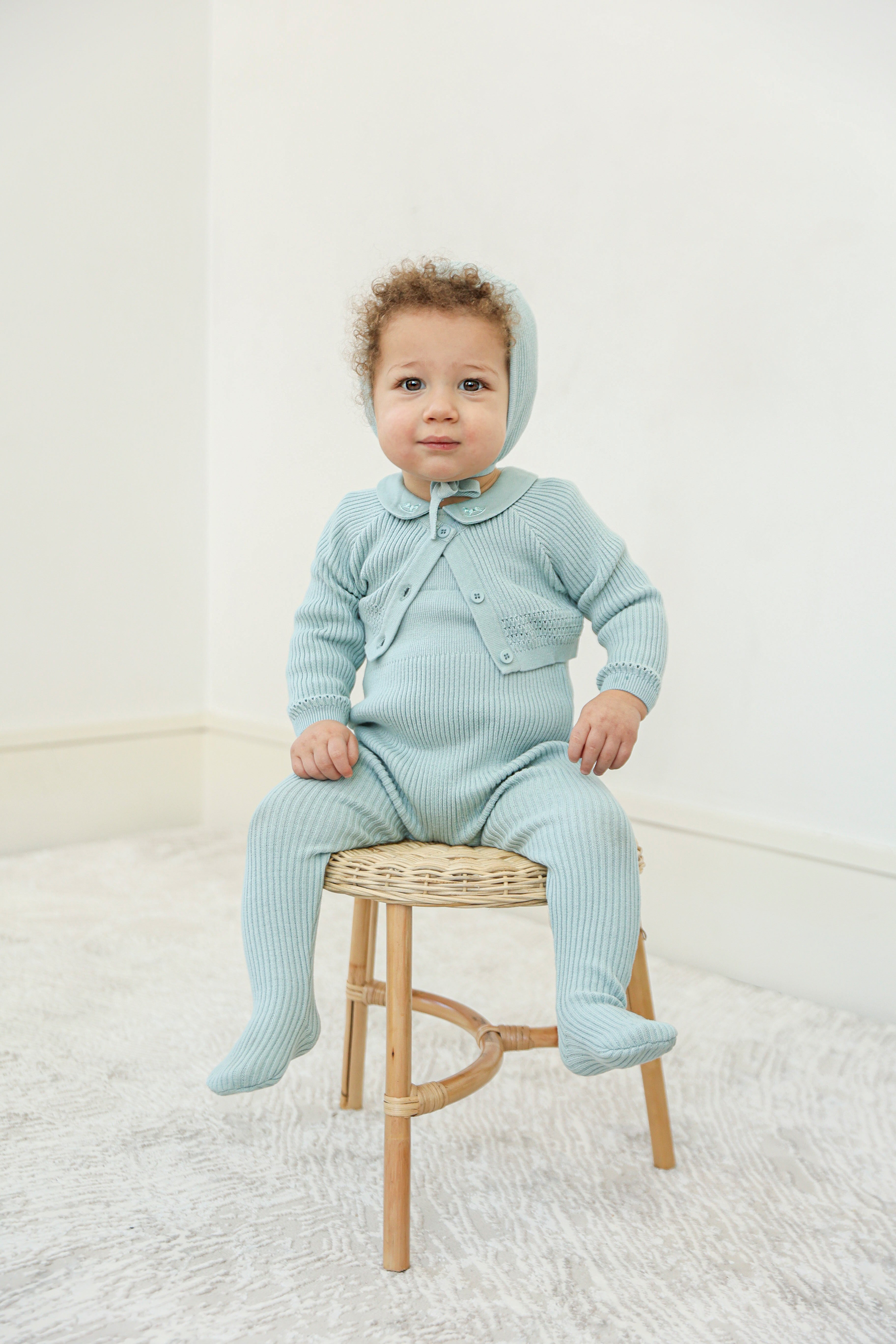Onesie and Cardigan Set in by Space Grey