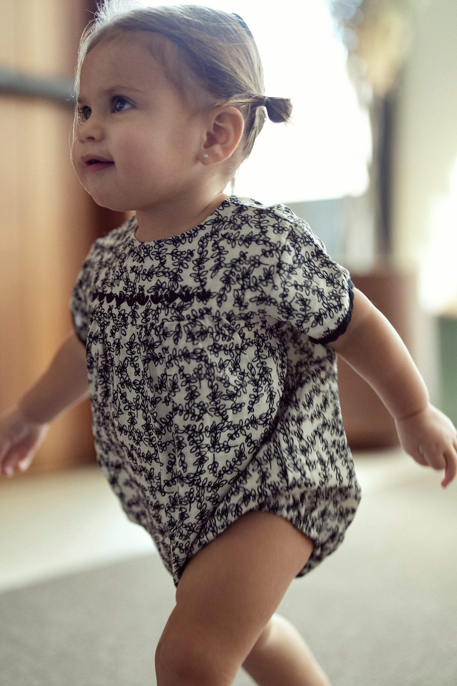 Leaf Print Bubble in by Posie & Pistachio