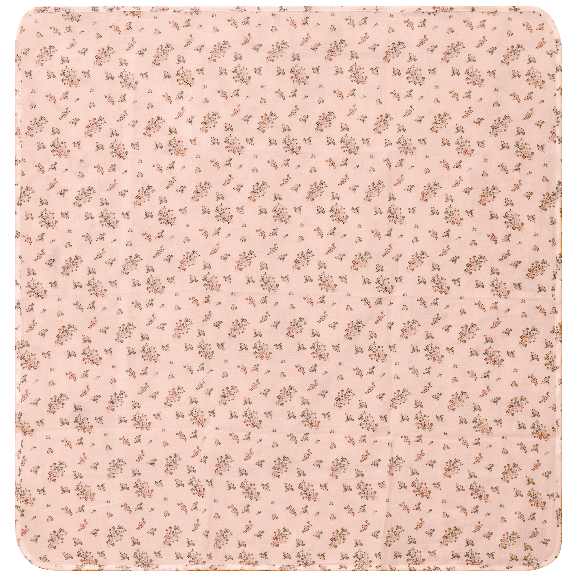 Floral Print Gauze Swaddle in Pink One Size by Space Grey