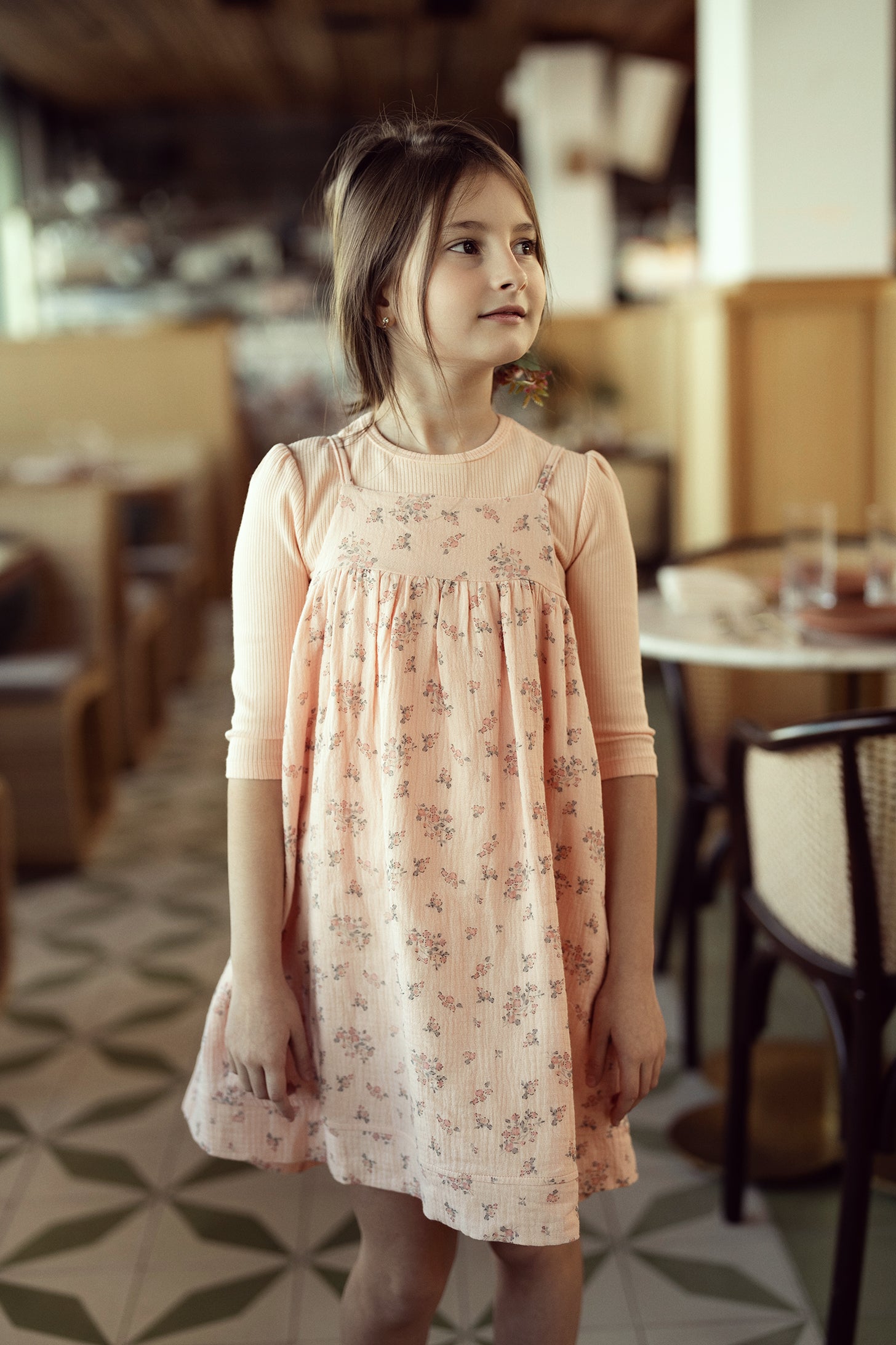 Floral Print Jumper Set in by Space Grey