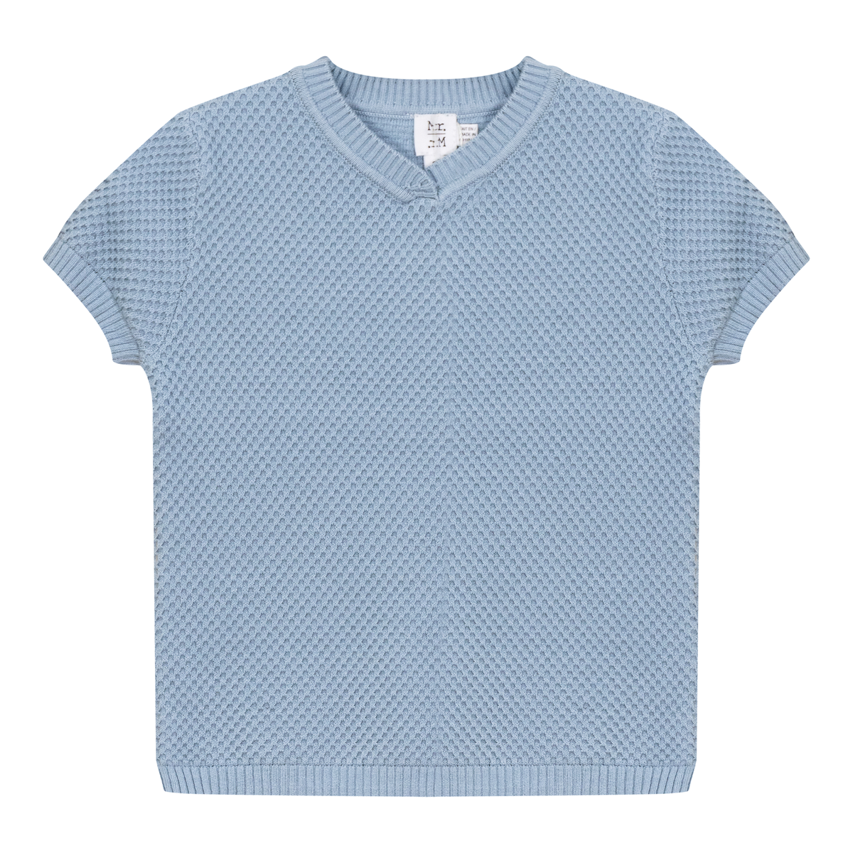 Textured Knit Sweater in Sky by Mr. Mr.