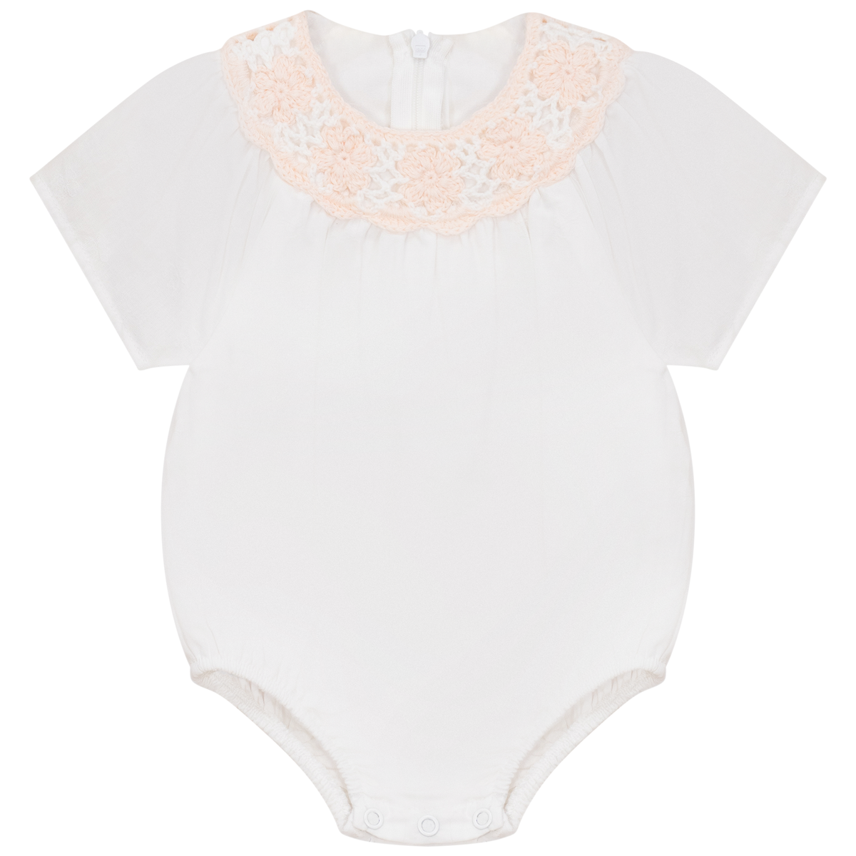 Woven Crochet Bubble in Off White by Apricot