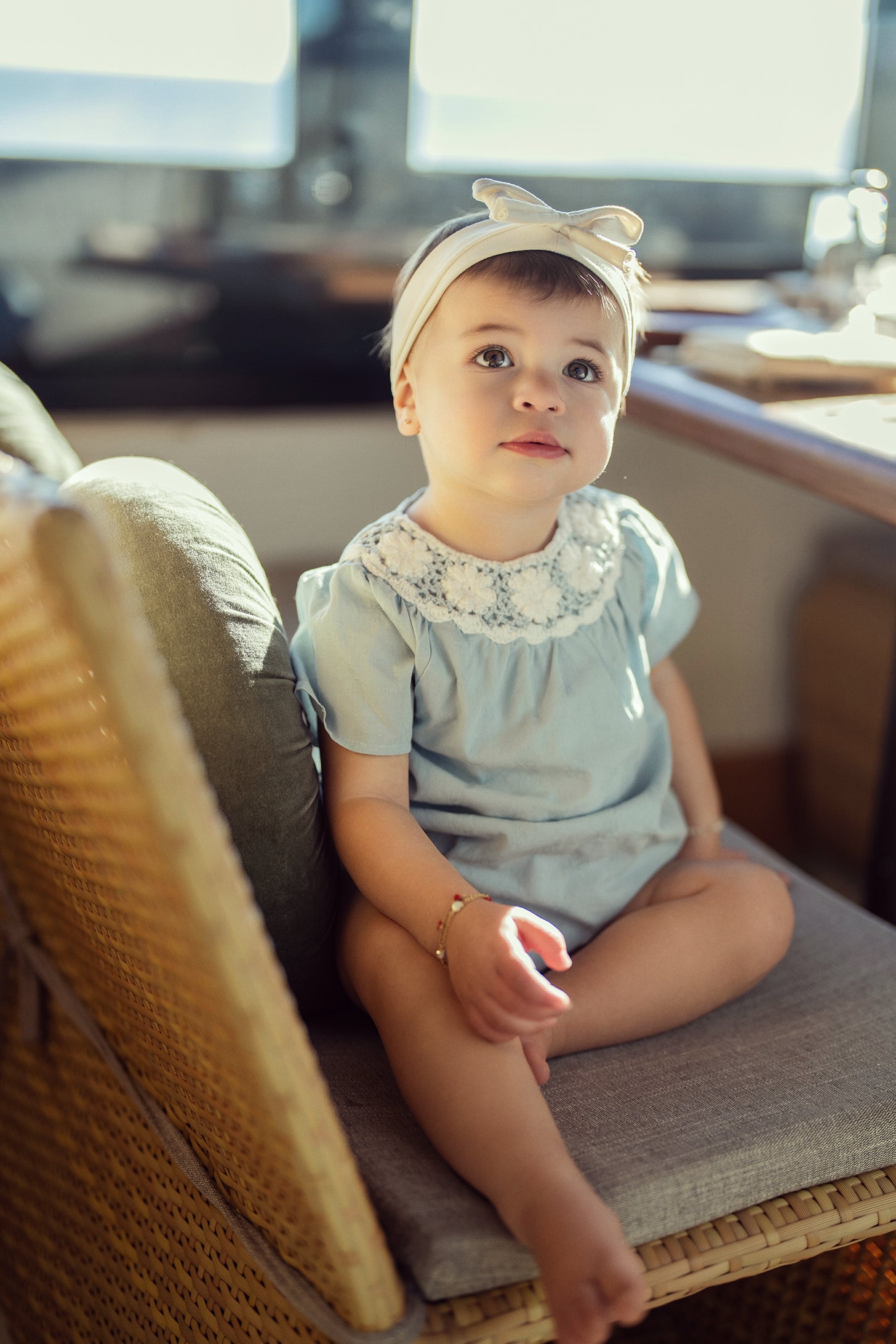 Woven Crochet Bubble in by Apricot