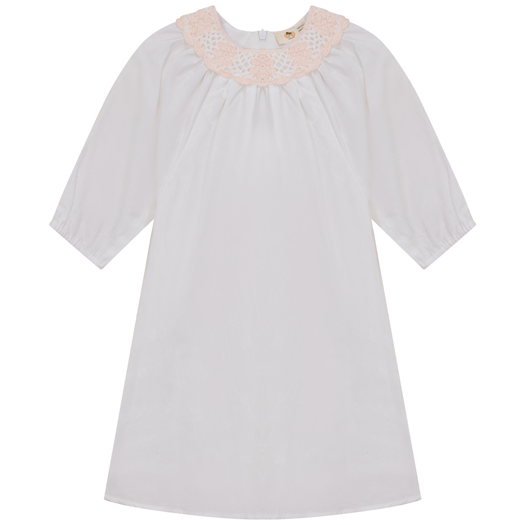 Woven Crochet Dress in Blue by Apricot