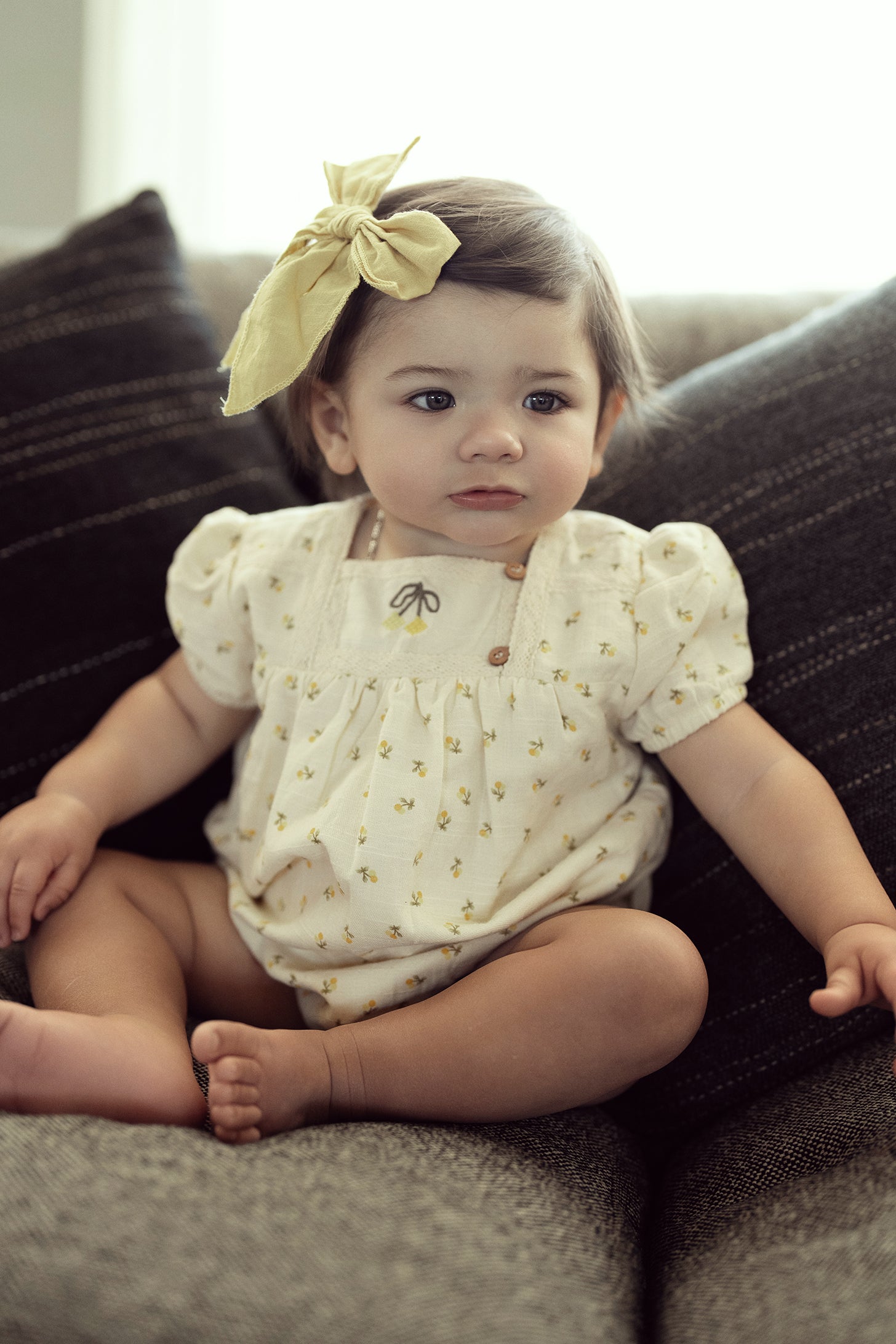 Cherry Printed Linen Bubble in by The Umbrella Academy