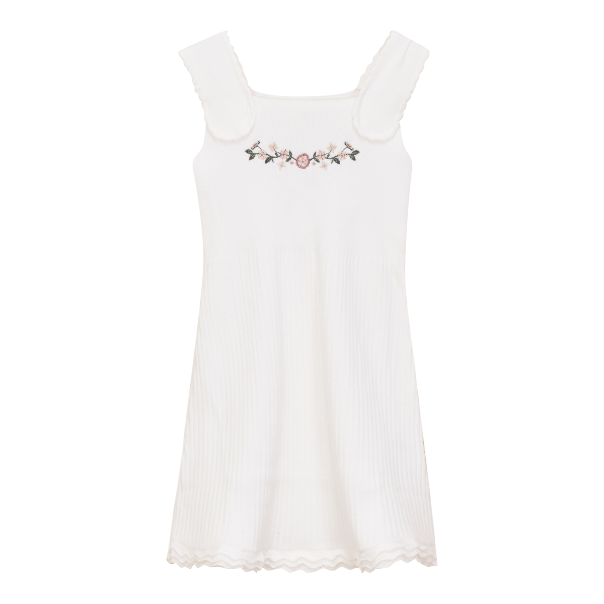 Rib Knit Jumper in Off White by Apricot