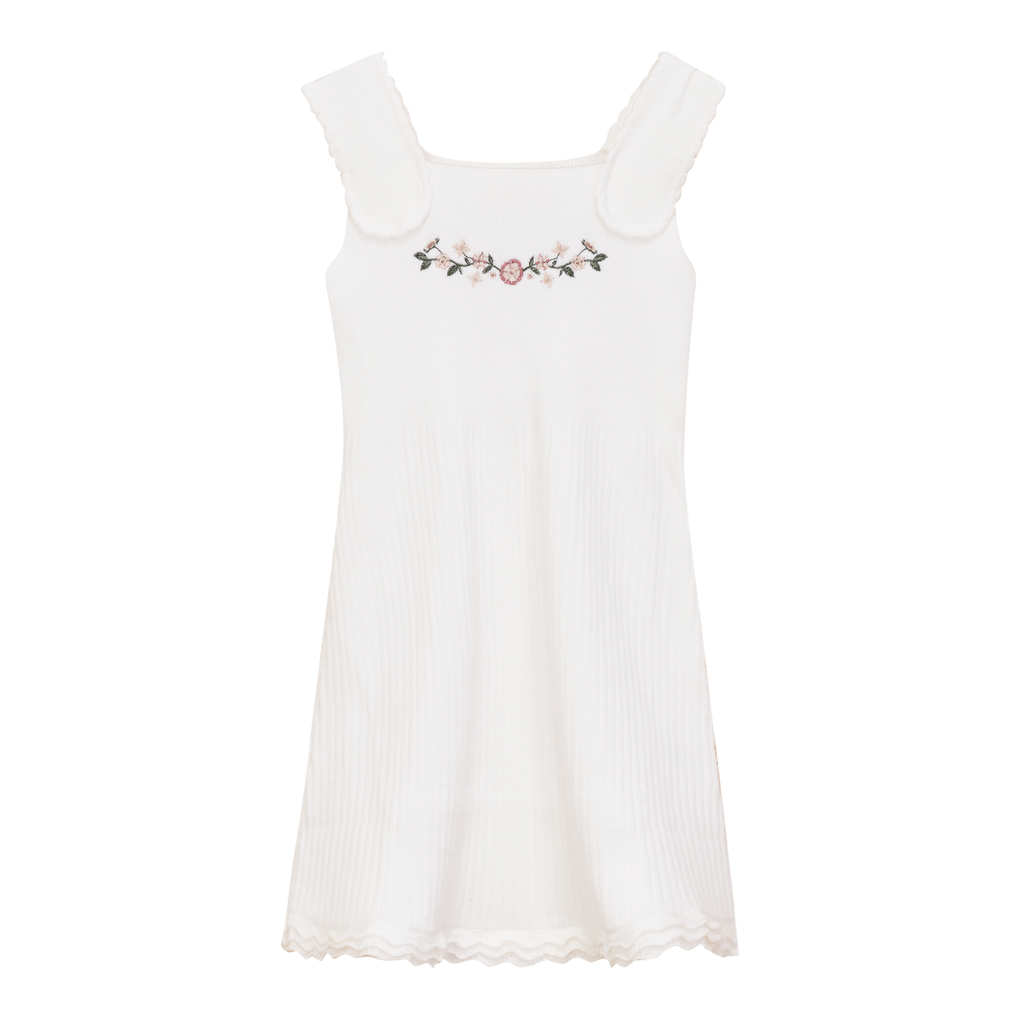 Rib Knit Jumper in Off White by Apricot