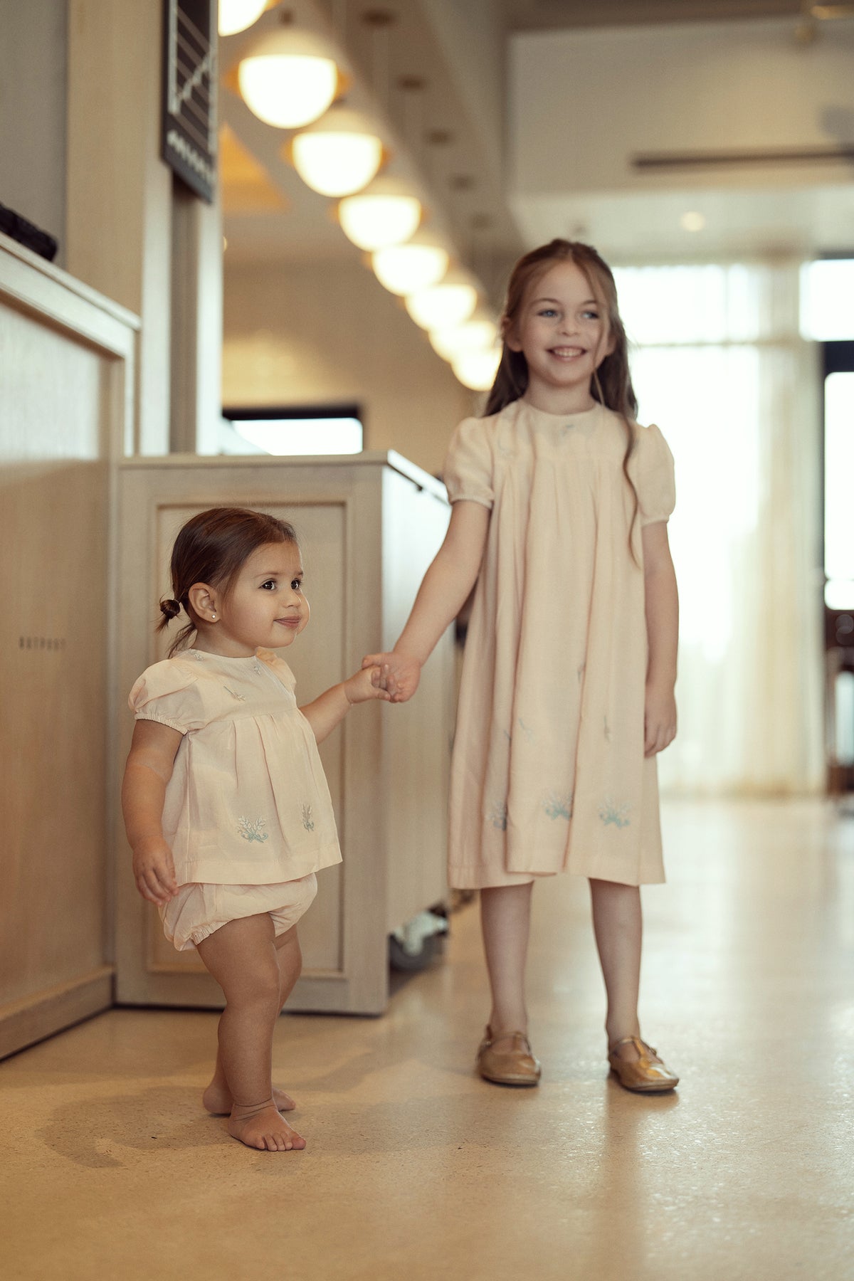 Cotton Floral Embroidered Dress in by Posie & Pistachio