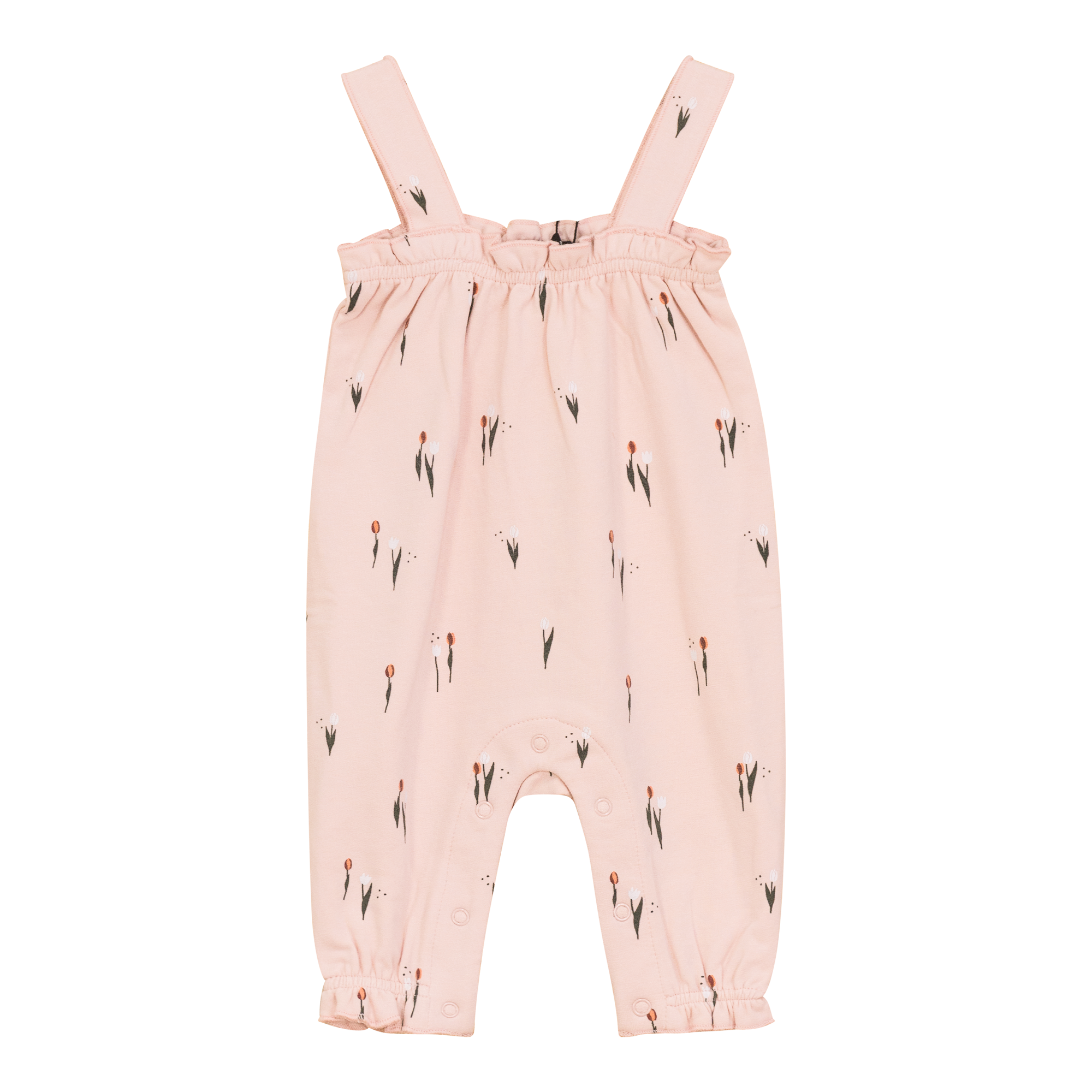 Tulip Printed Overall in Soft Pink by Space Grey
