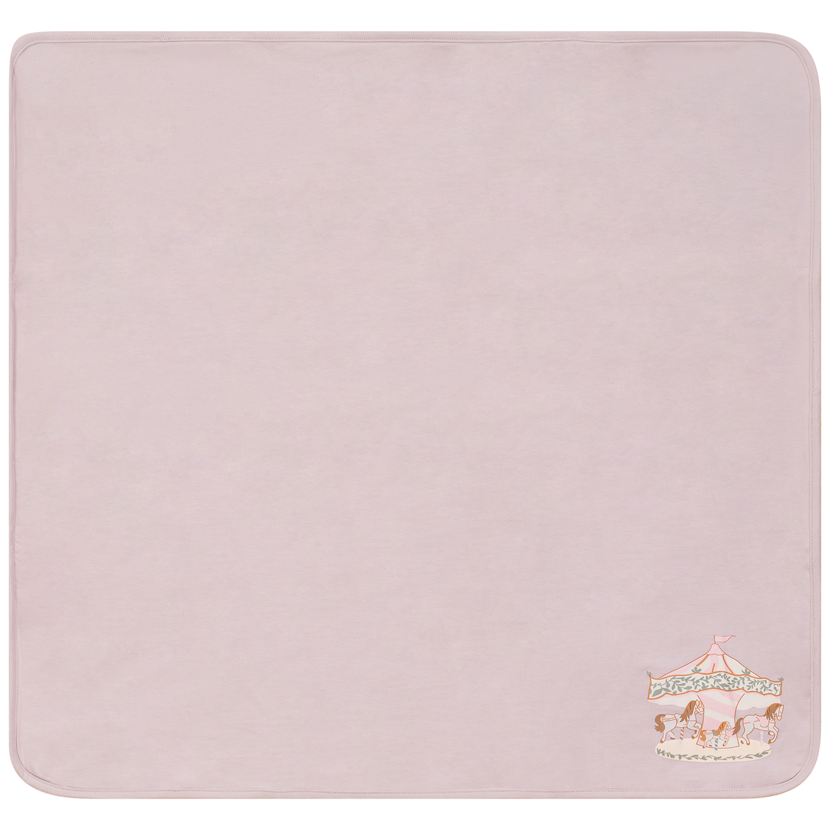 Carousel Print Blanket in Primrose One Size by Bebe Bella